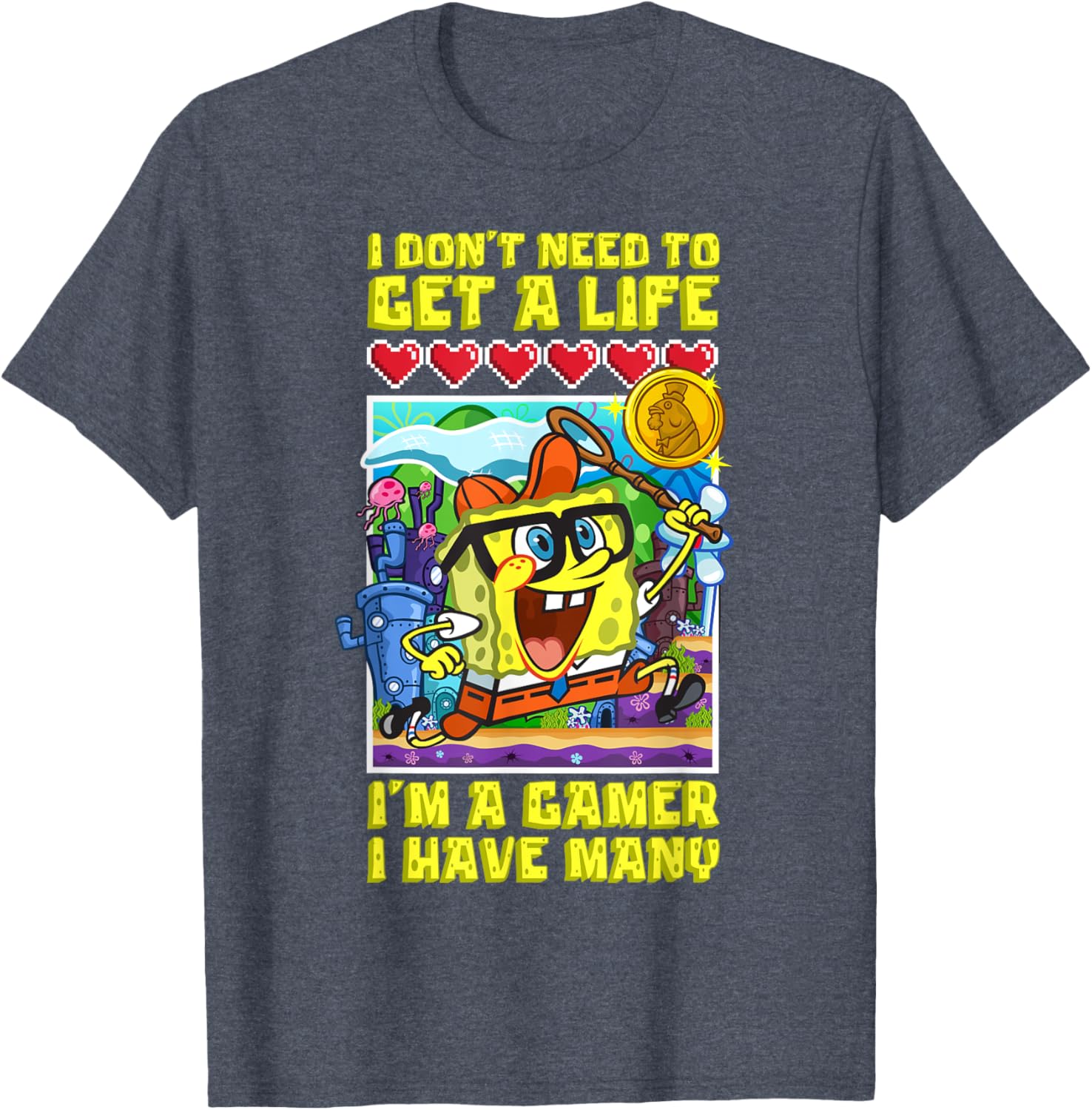 Mademark x SpongeBob SquarePants Gamer T-Shirt for True Fans - 3