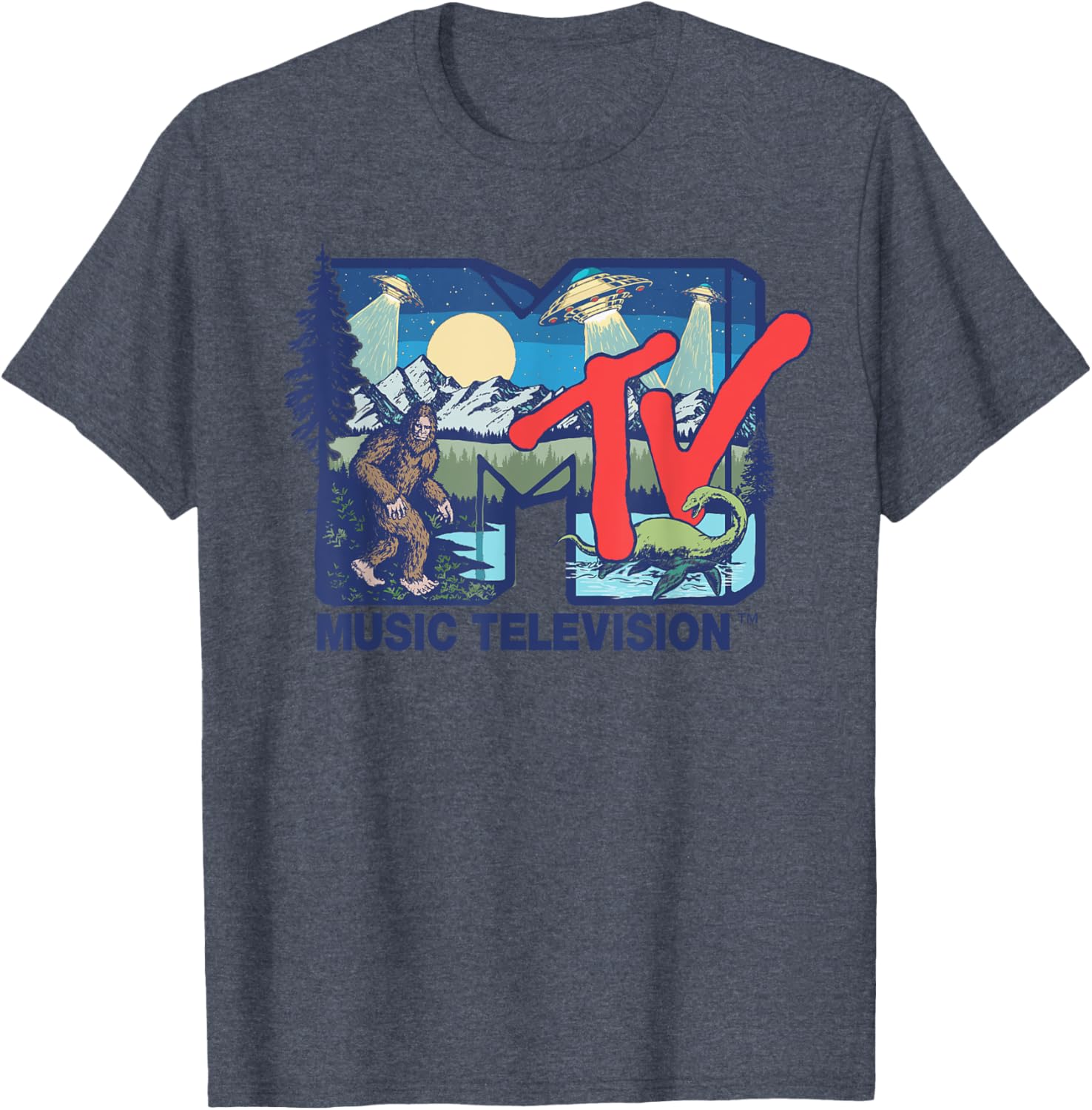 Mademark x MTV Cryptid Logo T-Shirt Featuring Bigfoot UFOs and Aliens - 14