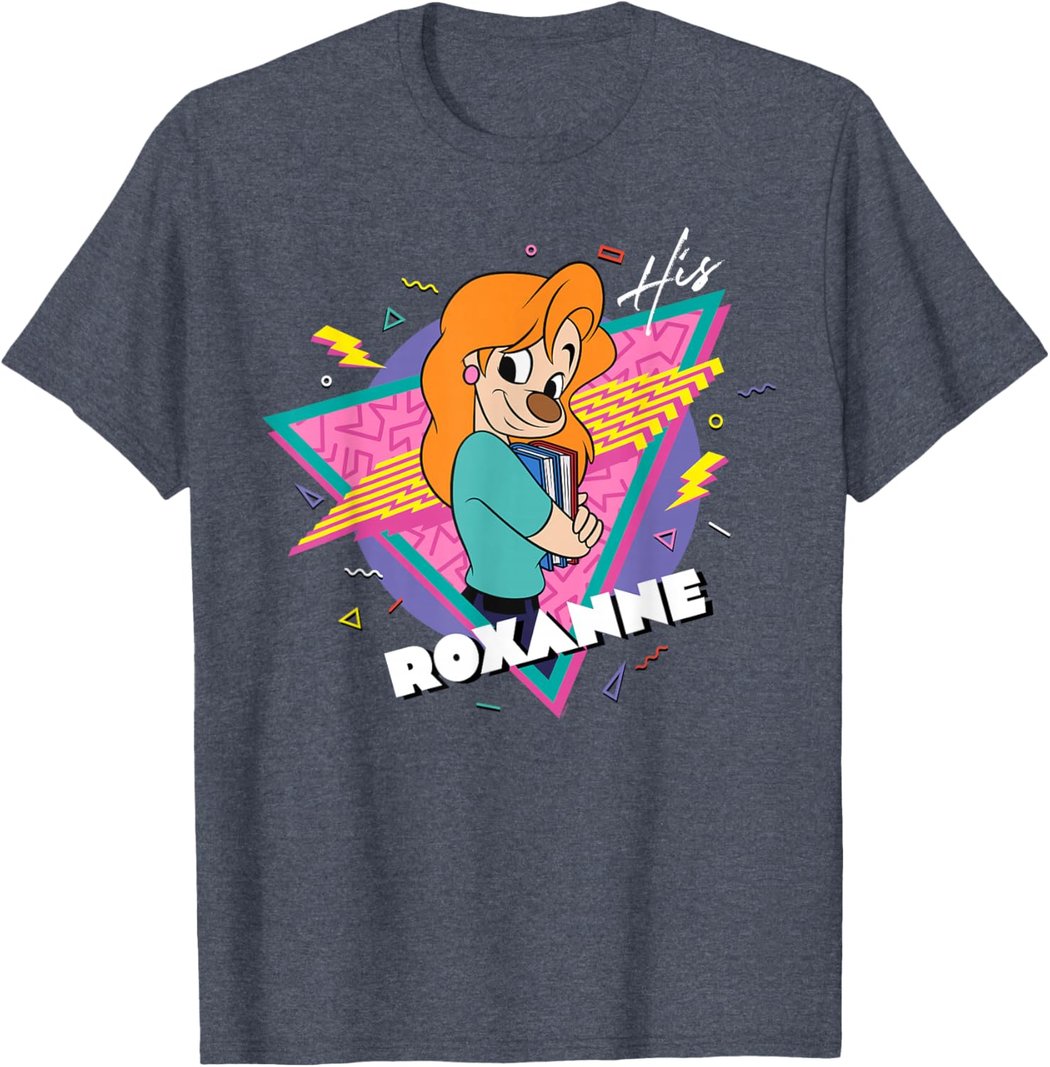 Disney A Goofy Movie Retro 90s Couples Matching His Roxanne T-Shirt - 23
