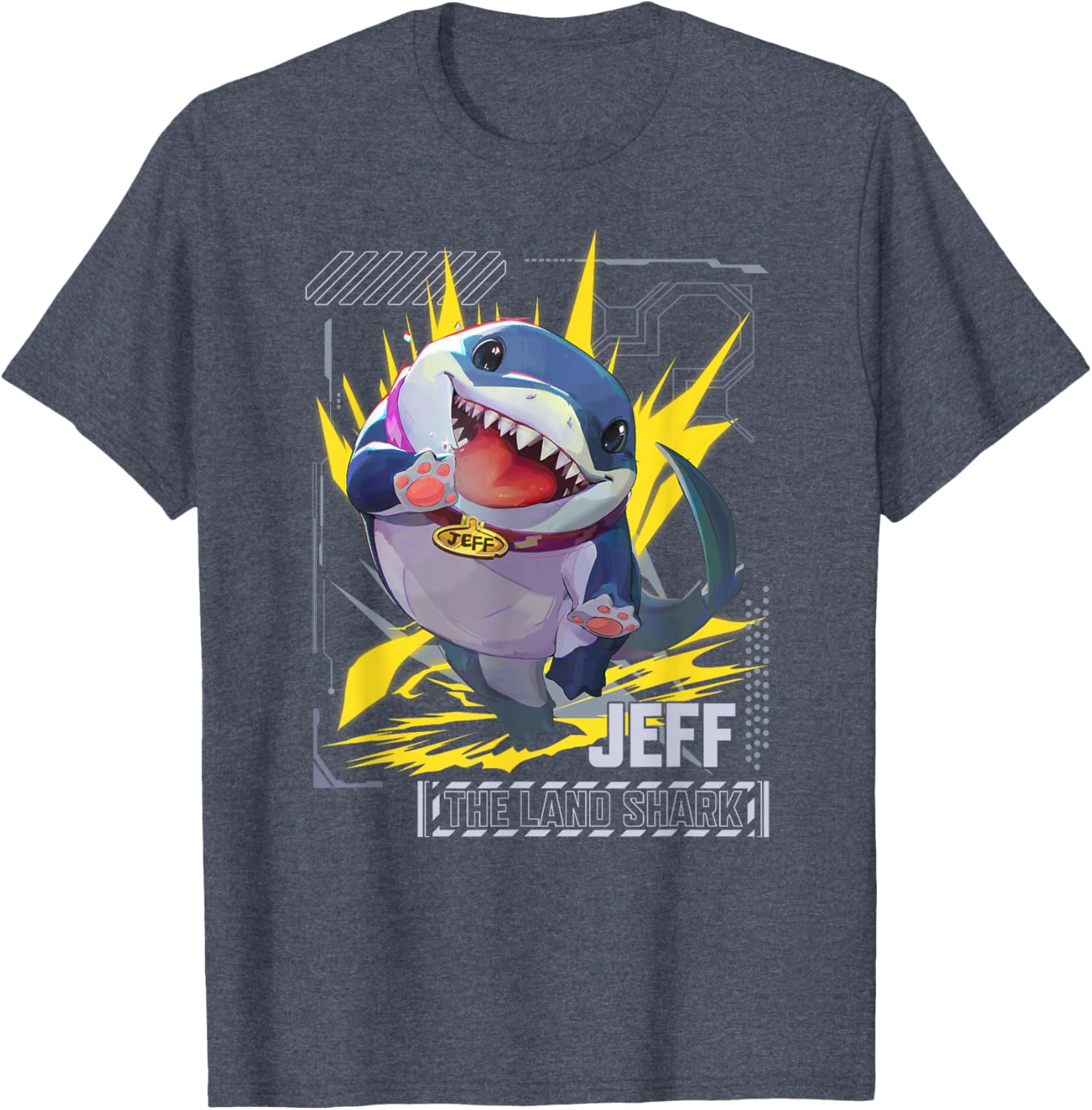 Marvel Rivals Jeff the Land Shark T-Shirt for Superhero Gamers - 10