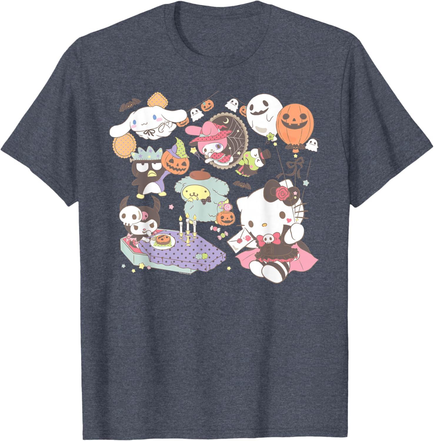 Sanrio Characters Halloween T-Shirt Fun Costume Party Apparel - 4