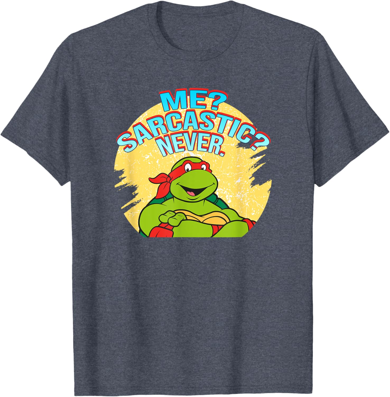 Mademark Teenage Mutant Ninja Turtles Raphael Sarcastic T-Shirt Design - 2