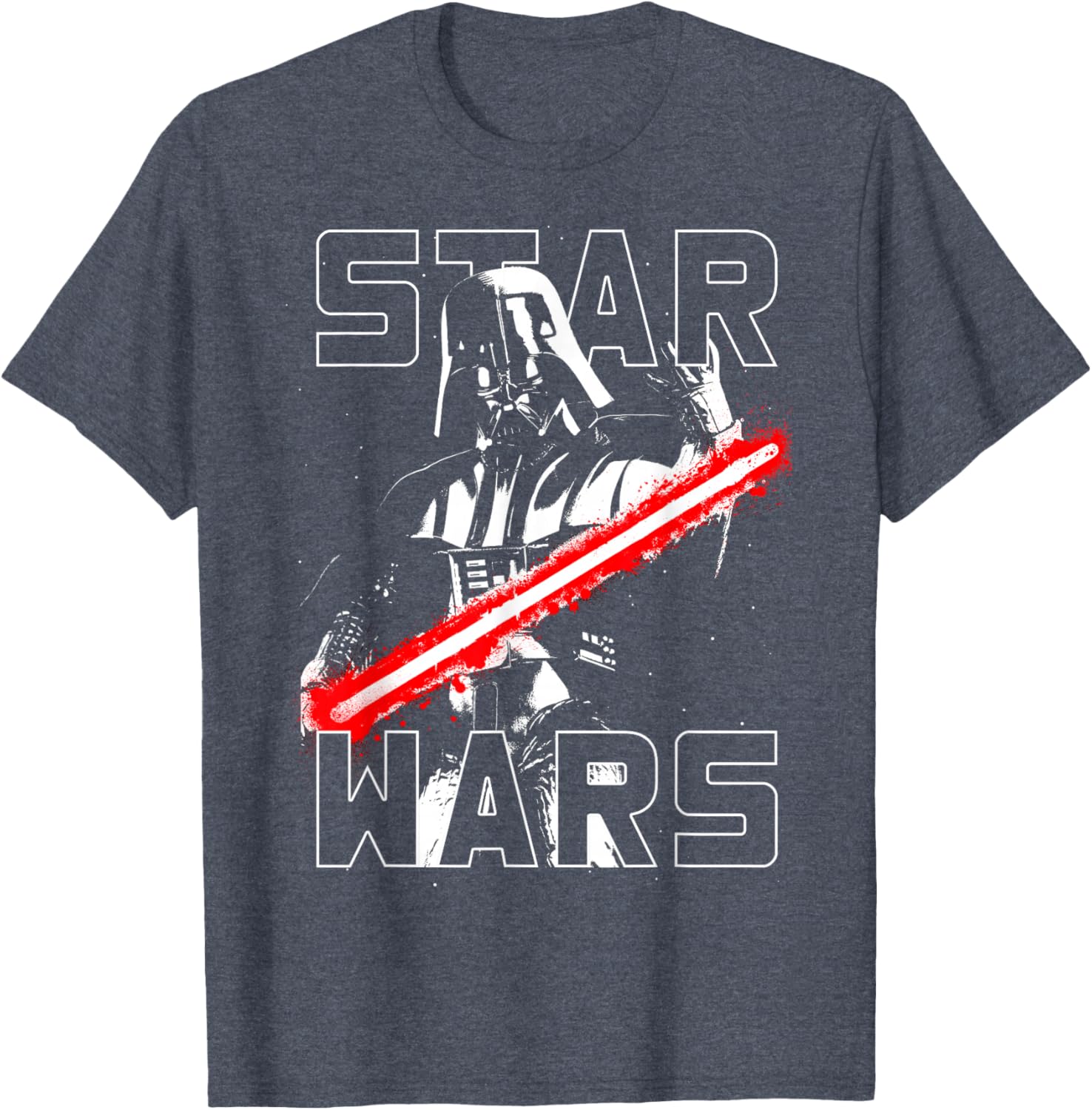 Darth Vader Lightsaber Taunting Graphic T-Shirt for Star Wars Fans - 8