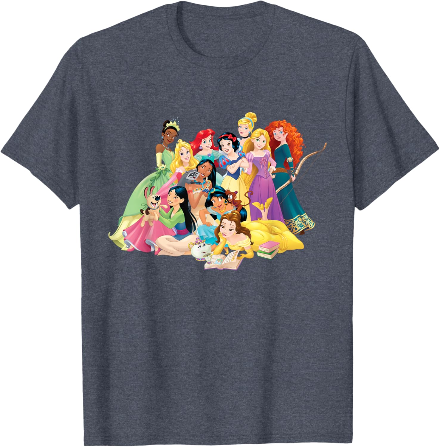Disney Princess Long Sleeve T-Shirt for Kids - Group Photo Design - 6