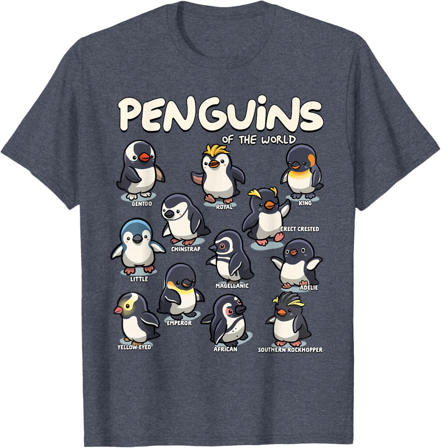 Cute Penguin Lovers T-Shirt for Animal Fans - Stylish Penguin Apparel - 11