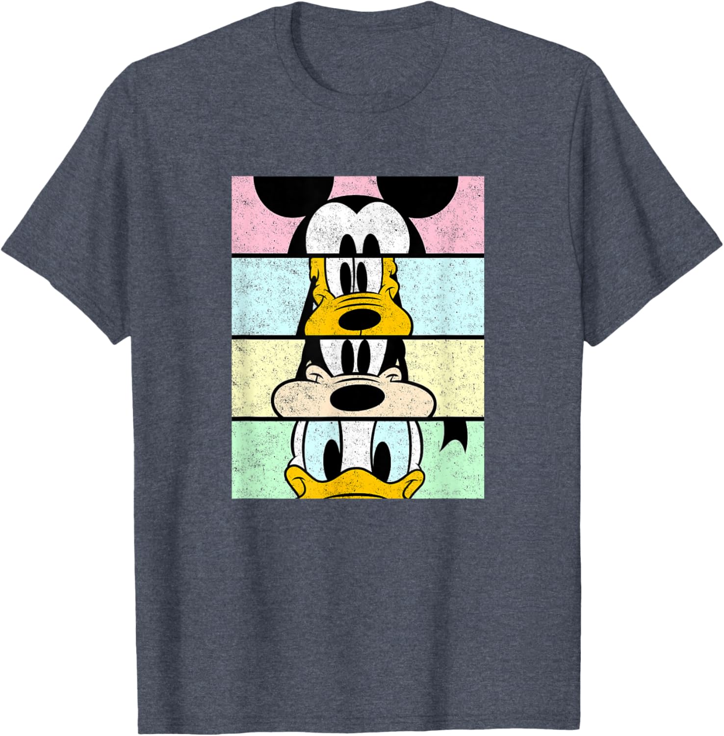 Disney Mickey And Friends Distressed Comic Panels T-Shirt for Fun Fans - 20