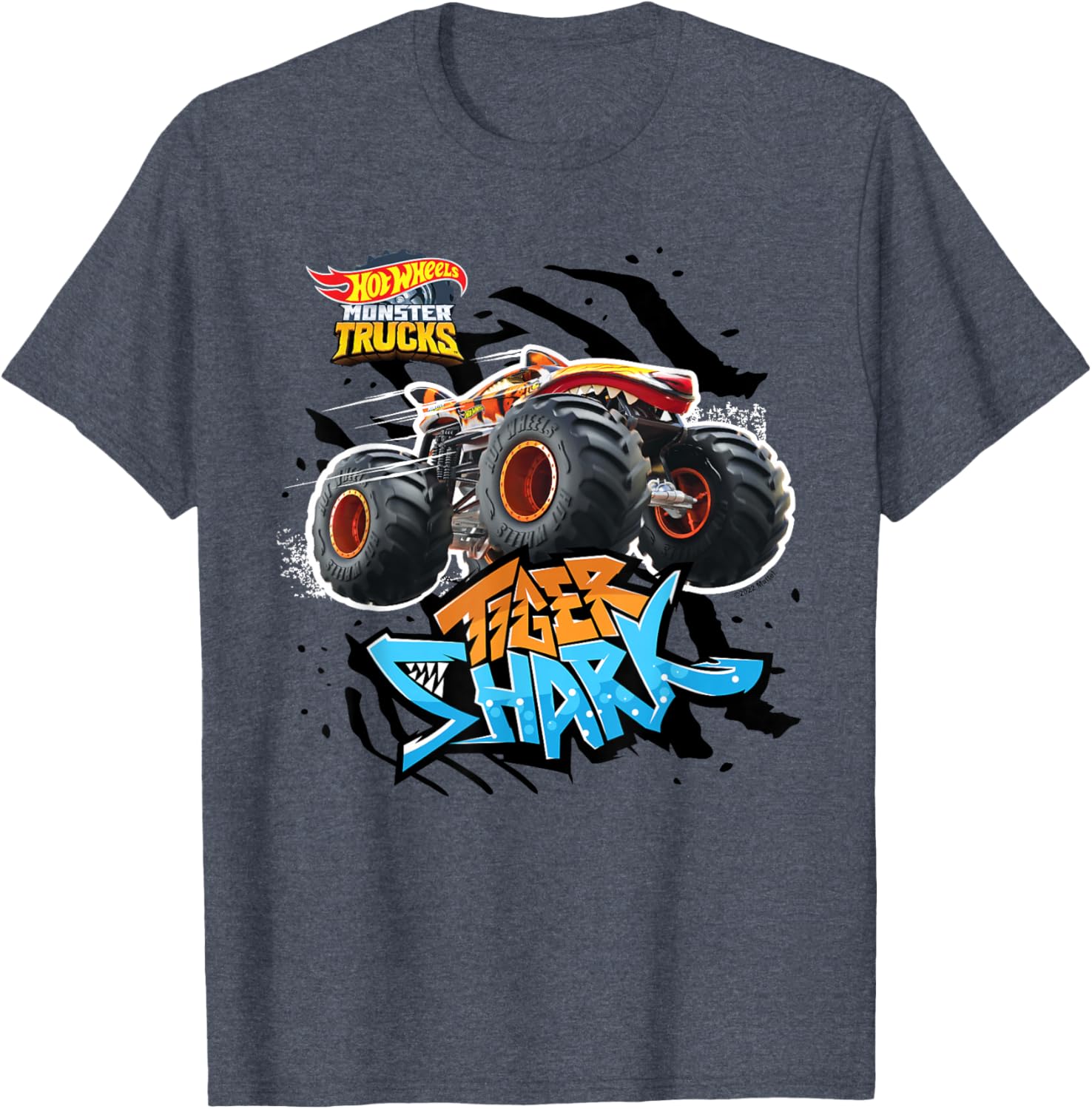 Hot Wheels Tiger Shark Orange T-Shirt for Kids Fun and Stylish Apparel - 5
