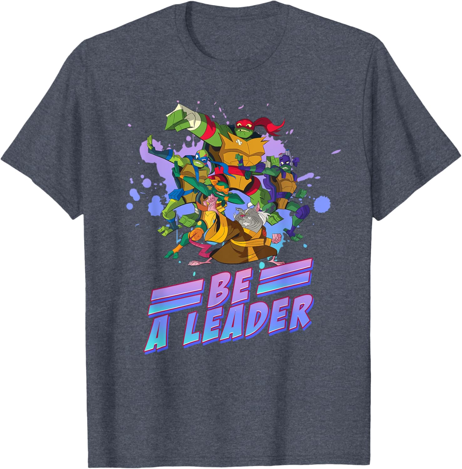Mademark TMNT Be a Leader T-Shirt for Kids - Fun Ninja Turtles Apparel - 3