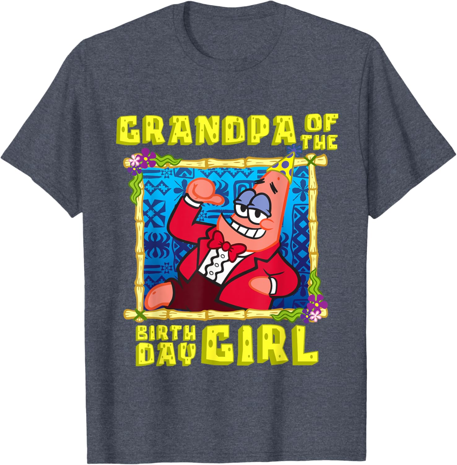 Mademark SpongeBob SquarePants Grandpa Pop T-Shirt for Birthday Girls - 4