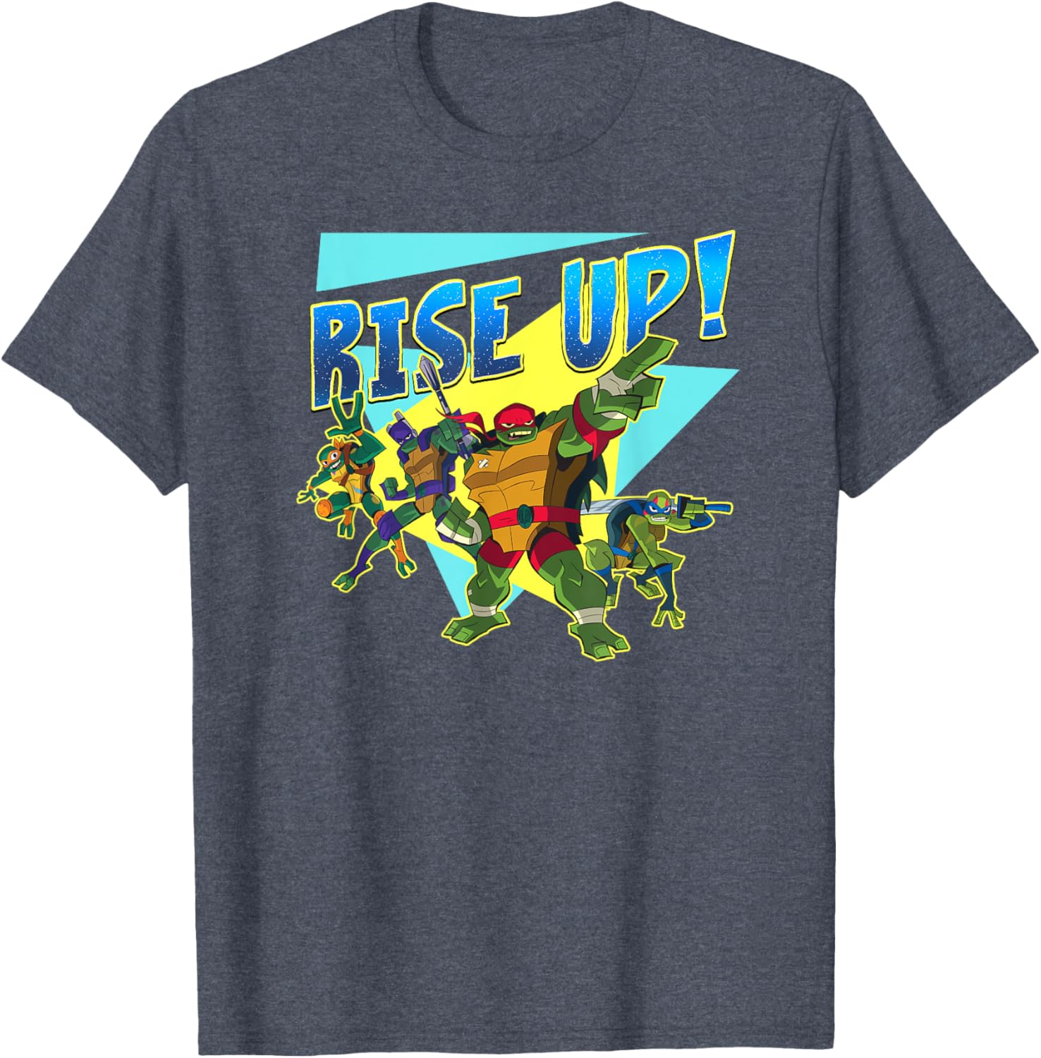 Mademark TMNT Rise Up T-Shirt for Fans of Teenage Mutant Ninja Turtles - 7