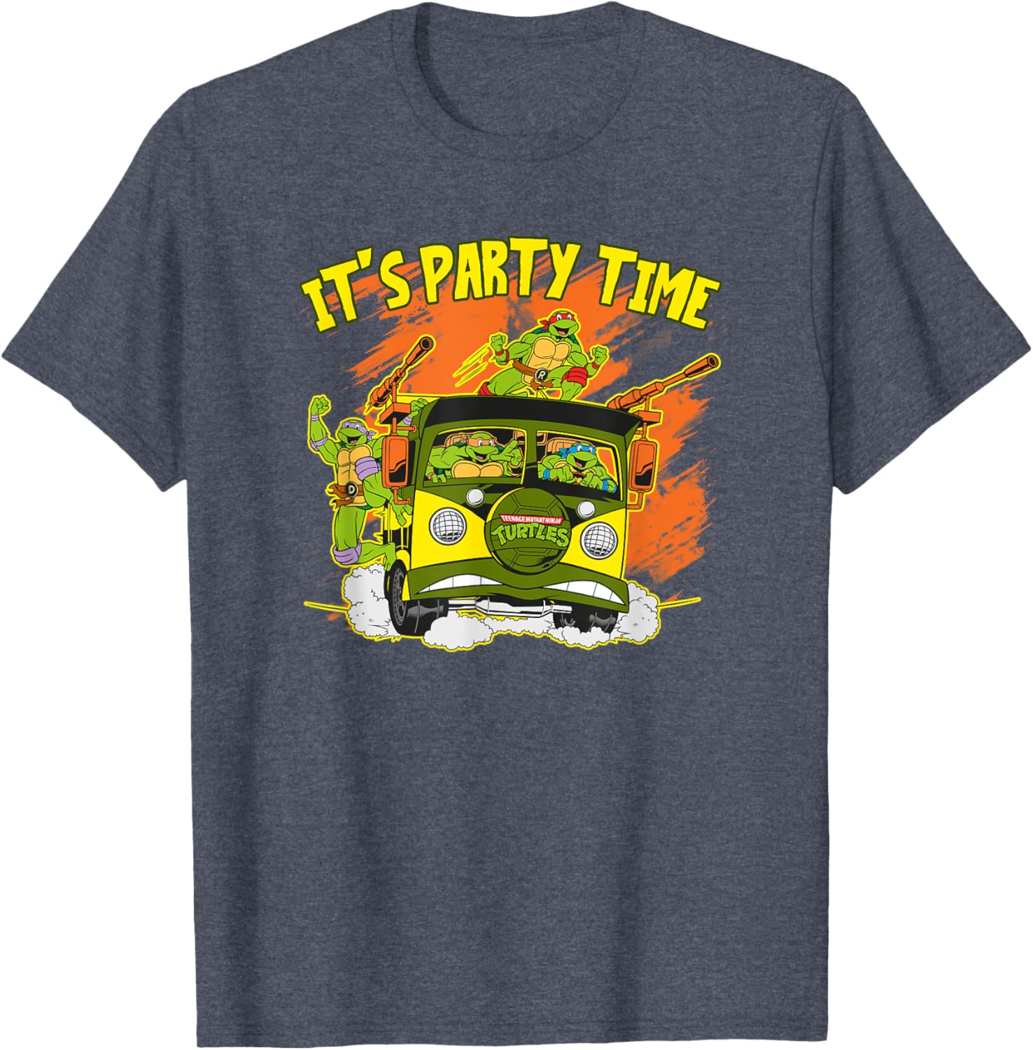 Mademark Teenage Mutant Ninja Turtles Party Time T-Shirt for Kids - 6