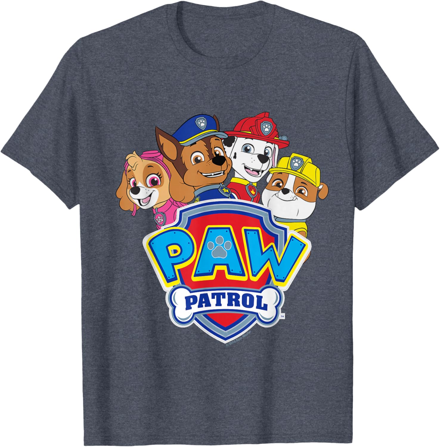 Paw Patrol Logo Group T-Shirt for Kids - Fun and Stylish Apparel - 6