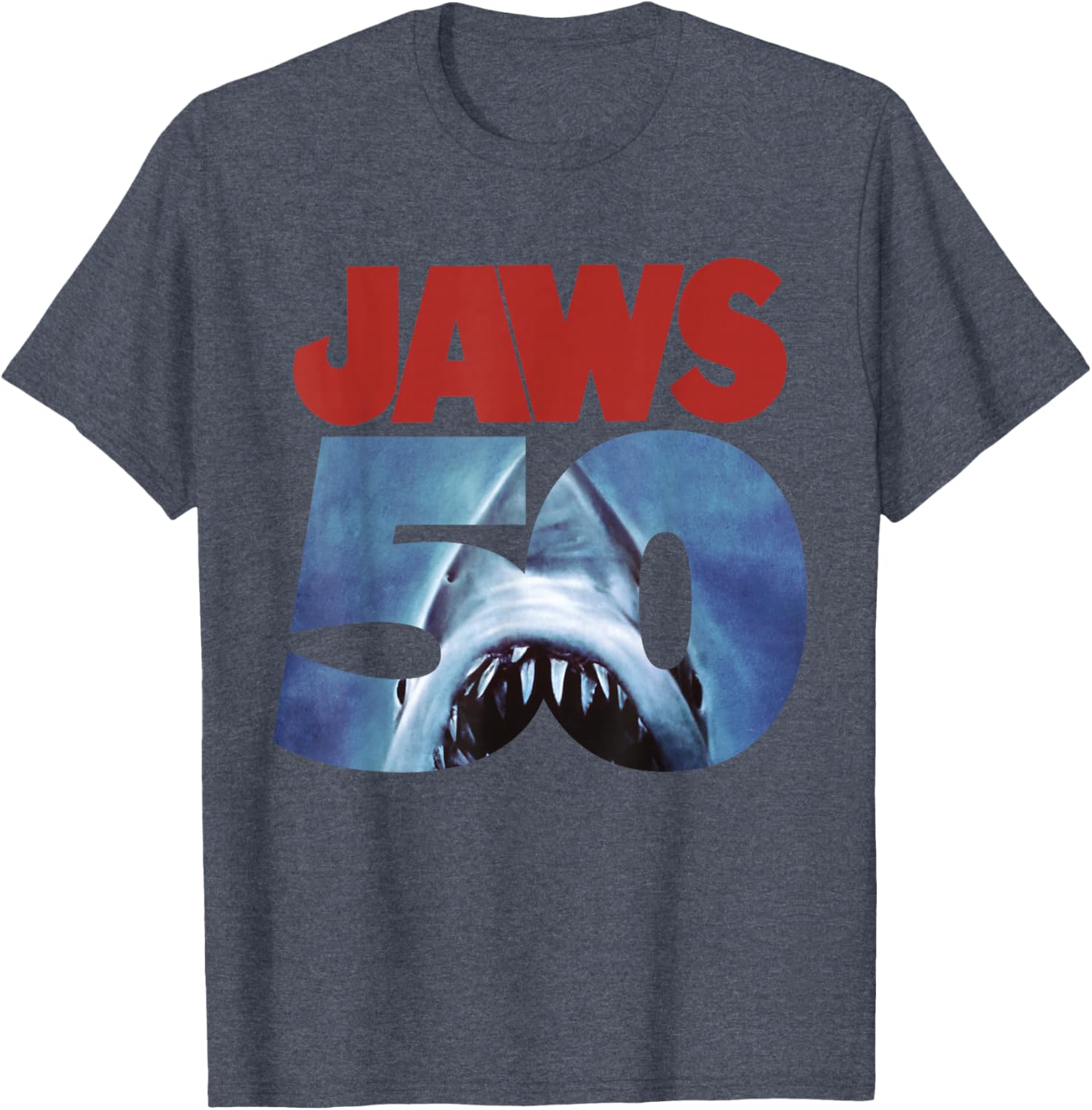 Jaws 50th Anniversary Front and Back T-Shirt for Movie Fans and Collectors - 20