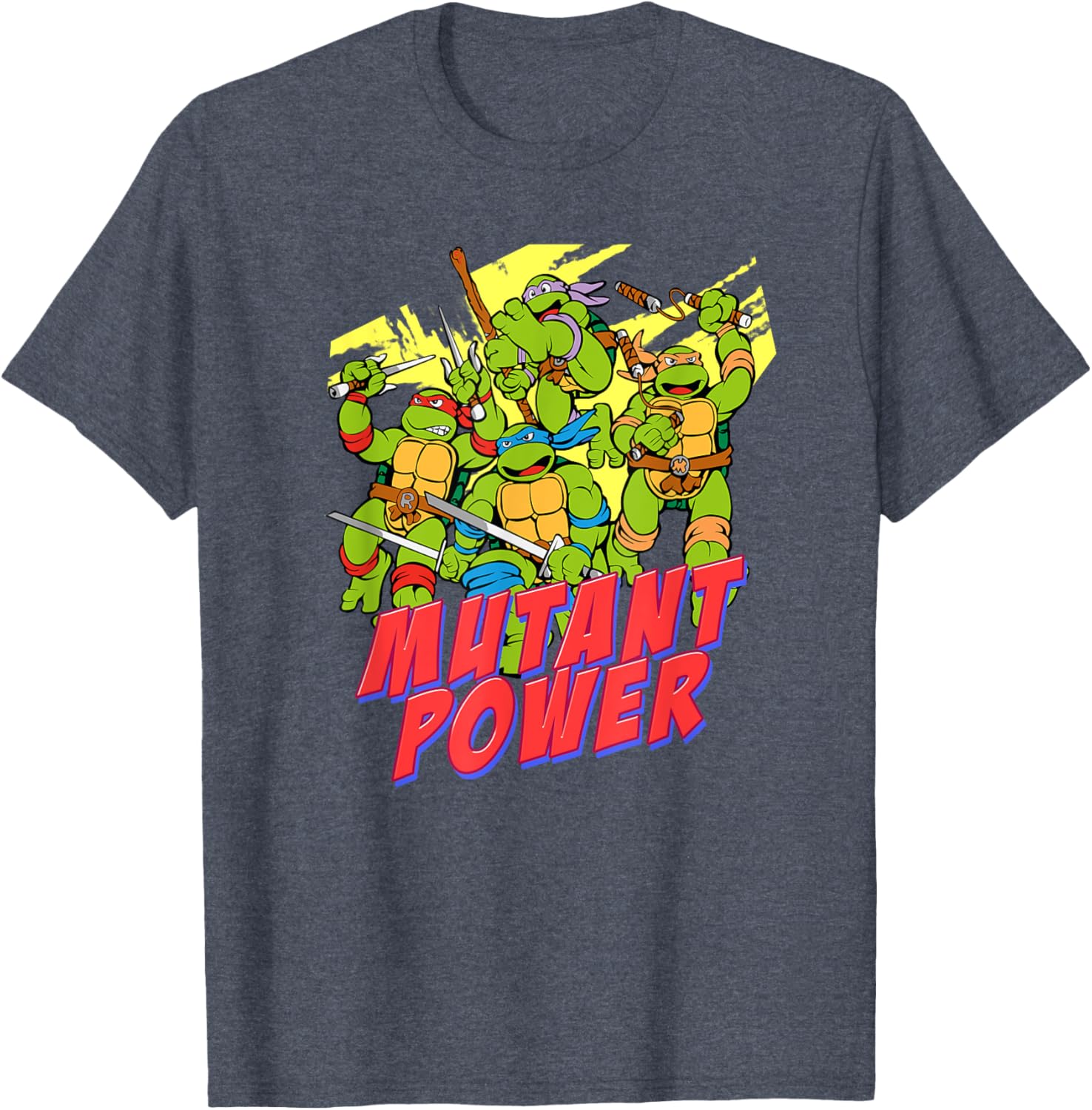 Mademark TMNT Mutant Power T-Shirt for Fans of Teenage Mutant Ninja Turtles - 4