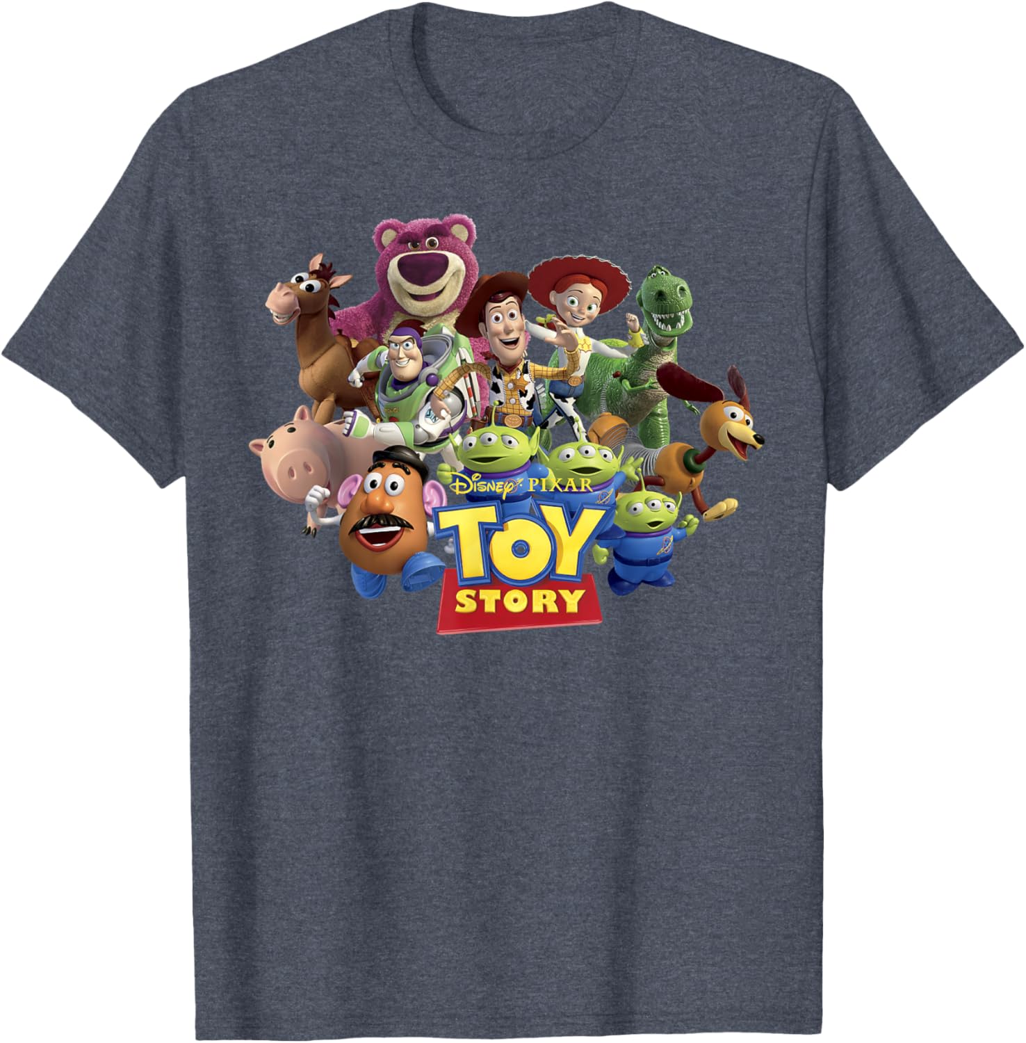 Disney Pixar Toy Story Buzz Woody Jessie Running T-Shirt for Kids - 10