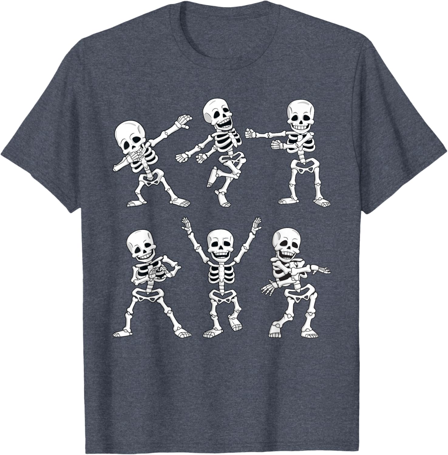 Dancing Skeletons Halloween T-Shirt for Boys and Girls Fun Dance Challenge - 16