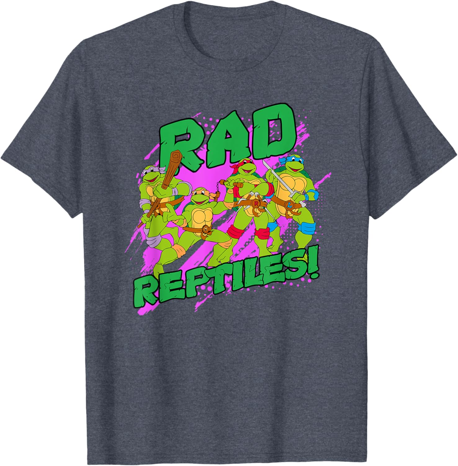 Mademark Teenage Mutant Ninja Turtles Rad Reptiles T-Shirt for Fans - 1