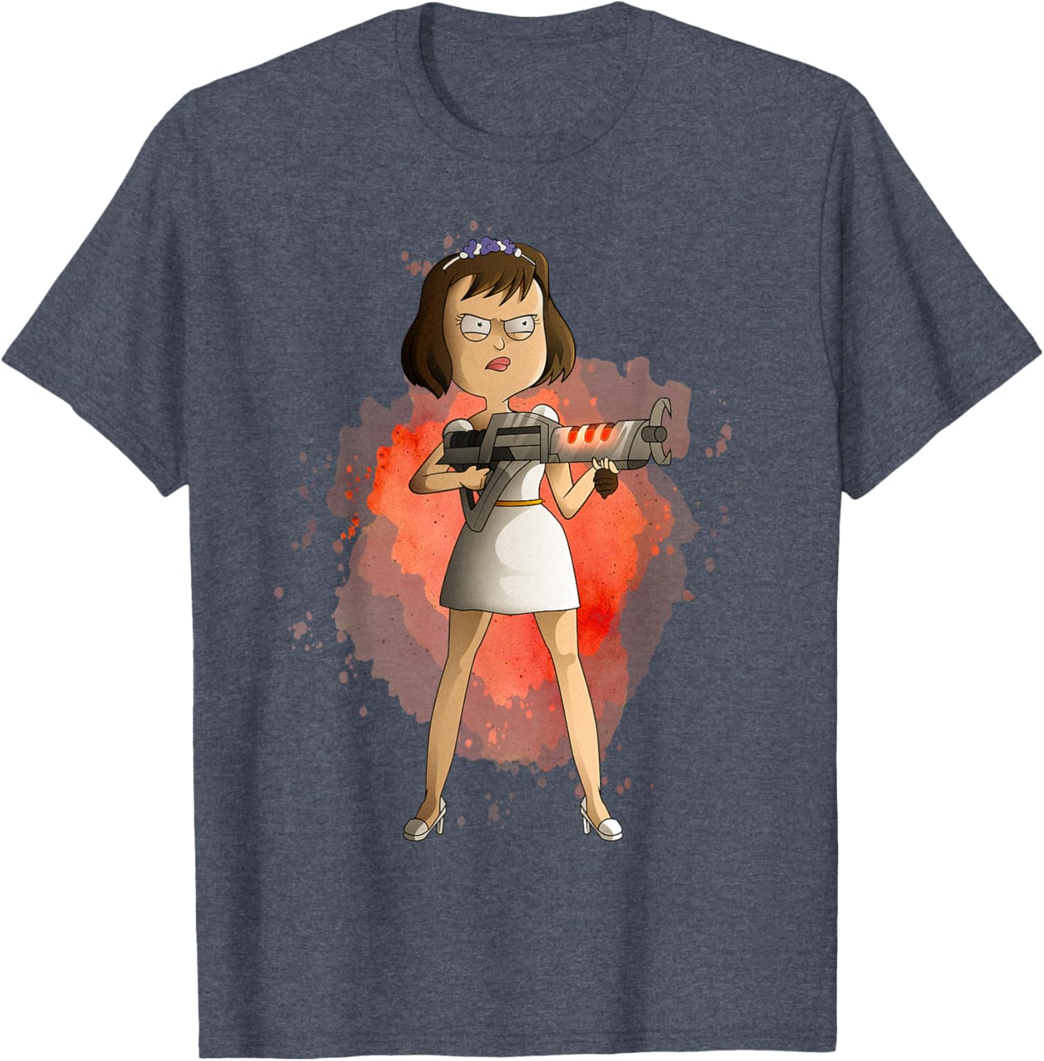 Rick and Morty Tammy Agent Bride T-Shirt for Fans of the Show - 2