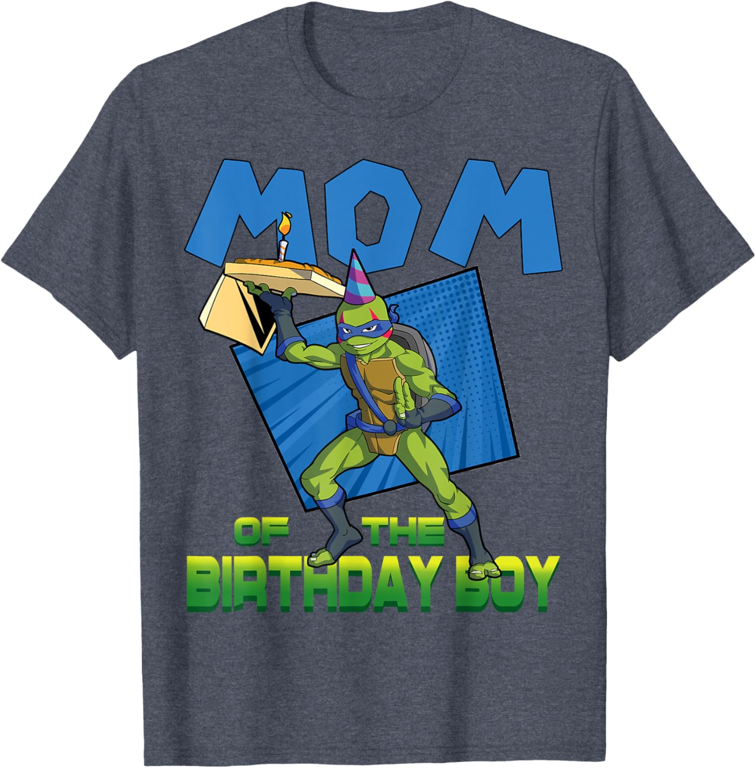 Mademark TMNT Leo Mommy of the Birthday Boy Pizza Party T-Shirt - 18