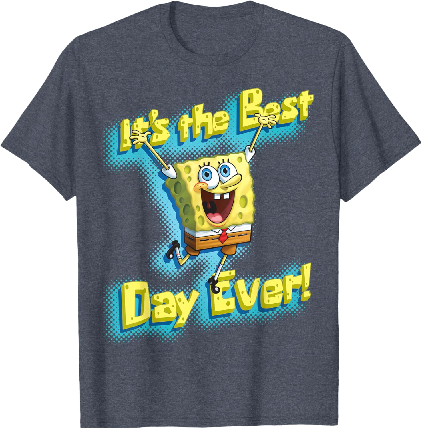 Mademark SpongeBob SquarePants Best Day Ever T-Shirt for Fun Fans - 10