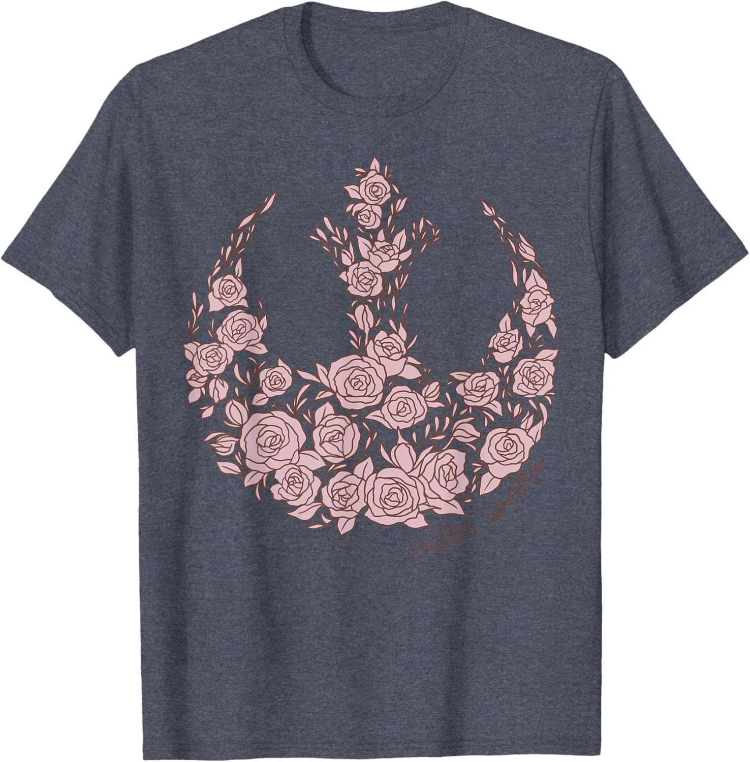Star Wars Rose Rebel Emblem T-Shirt for Fans of Galactic Adventure - 4