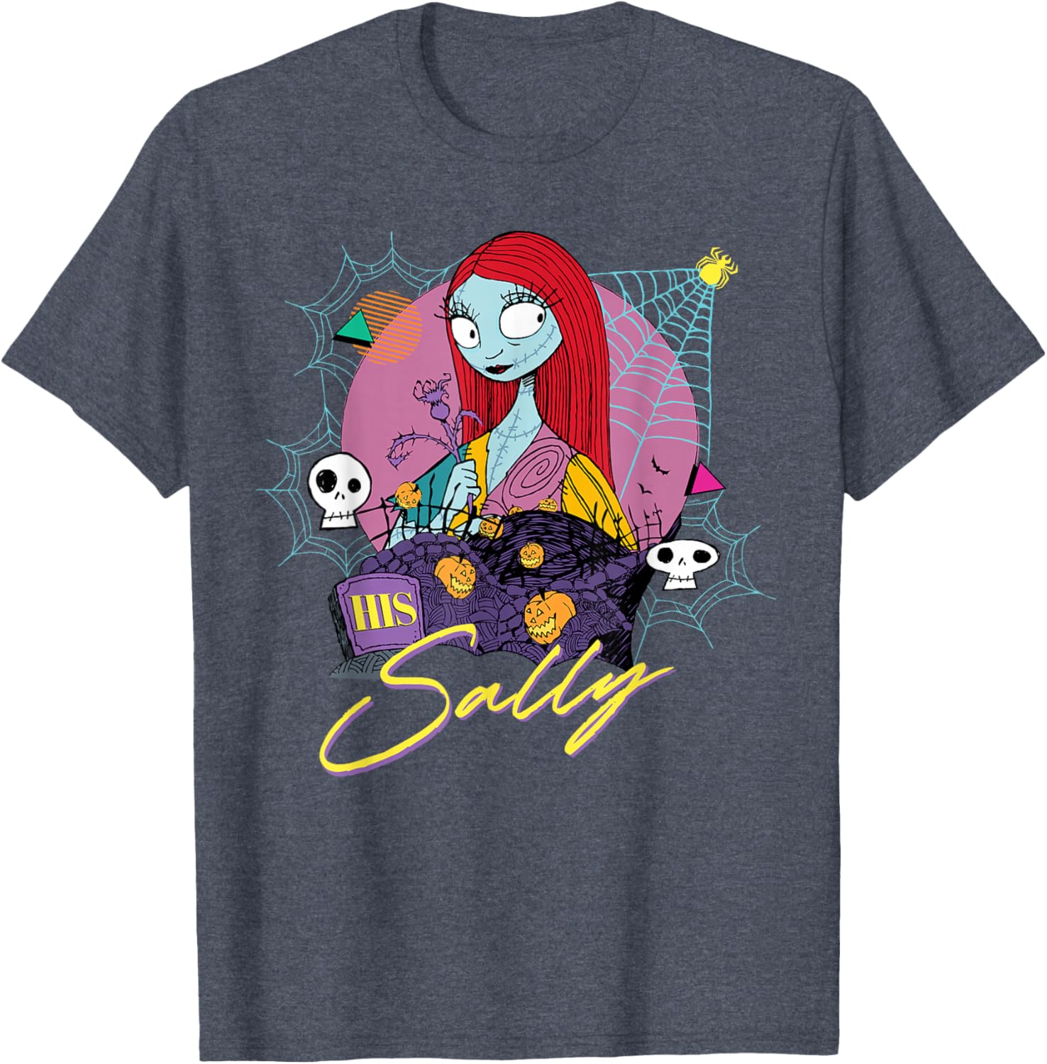 Disney The Nightmare Before Christmas Matching His Sally T-Shirt for Couples - 6