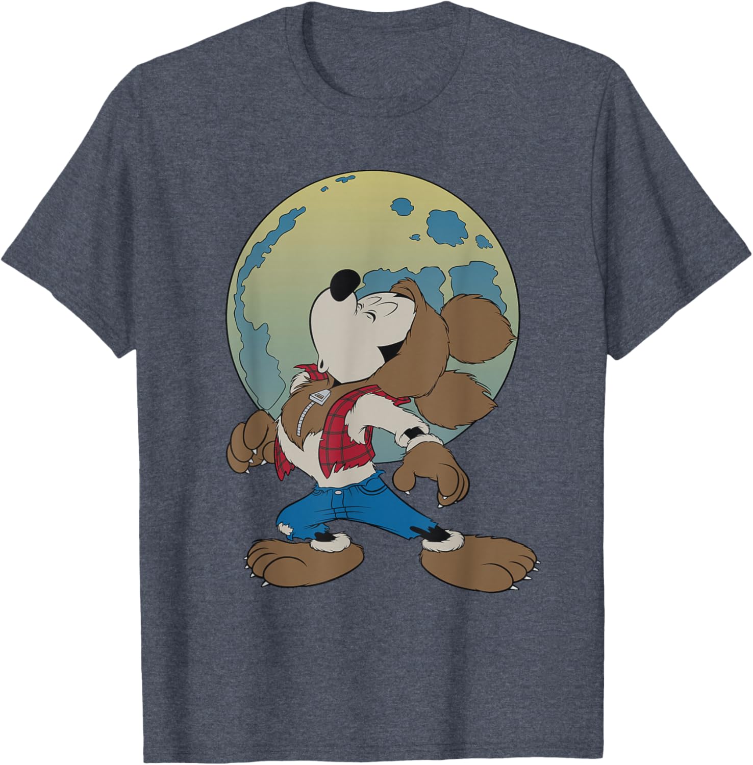 Mickey Mouse Werewolf Halloween Costume T-Shirt for Fun Celebrations - 8