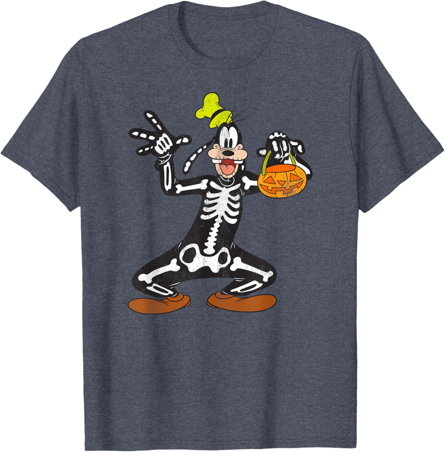 Disney Goofy Skeleton Halloween T-Shirt for Fun Festive Occasions - 2