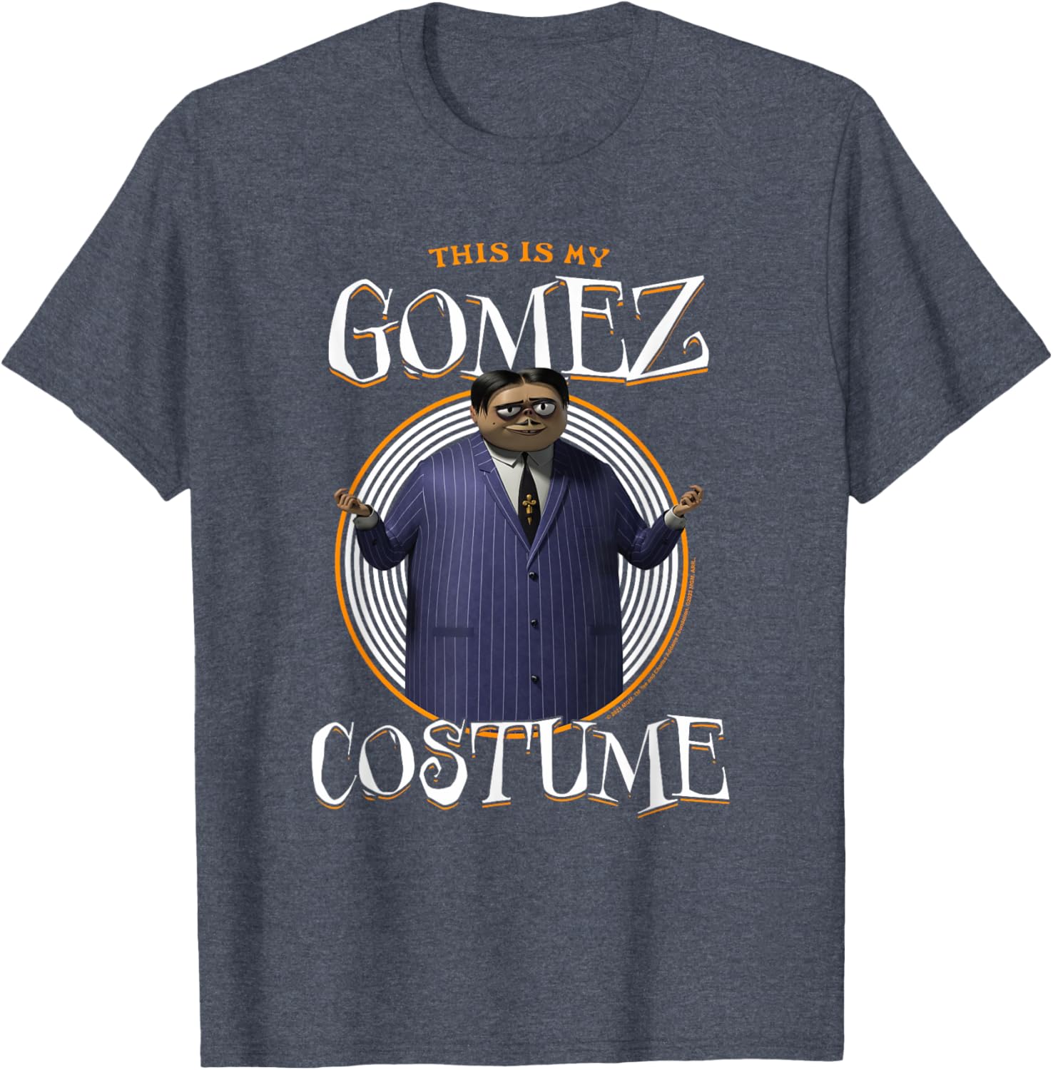 Addams Family 2 Gomez Costume T-Shirt Perfect for Halloween Fun - 8