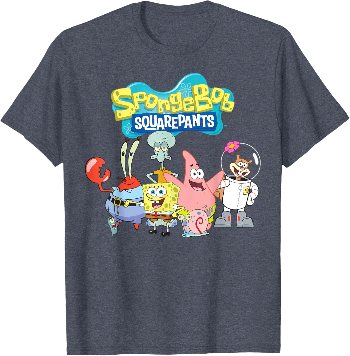 SpongeBob SquarePants Friends T-Shirt for Fun Loving Fans - 8