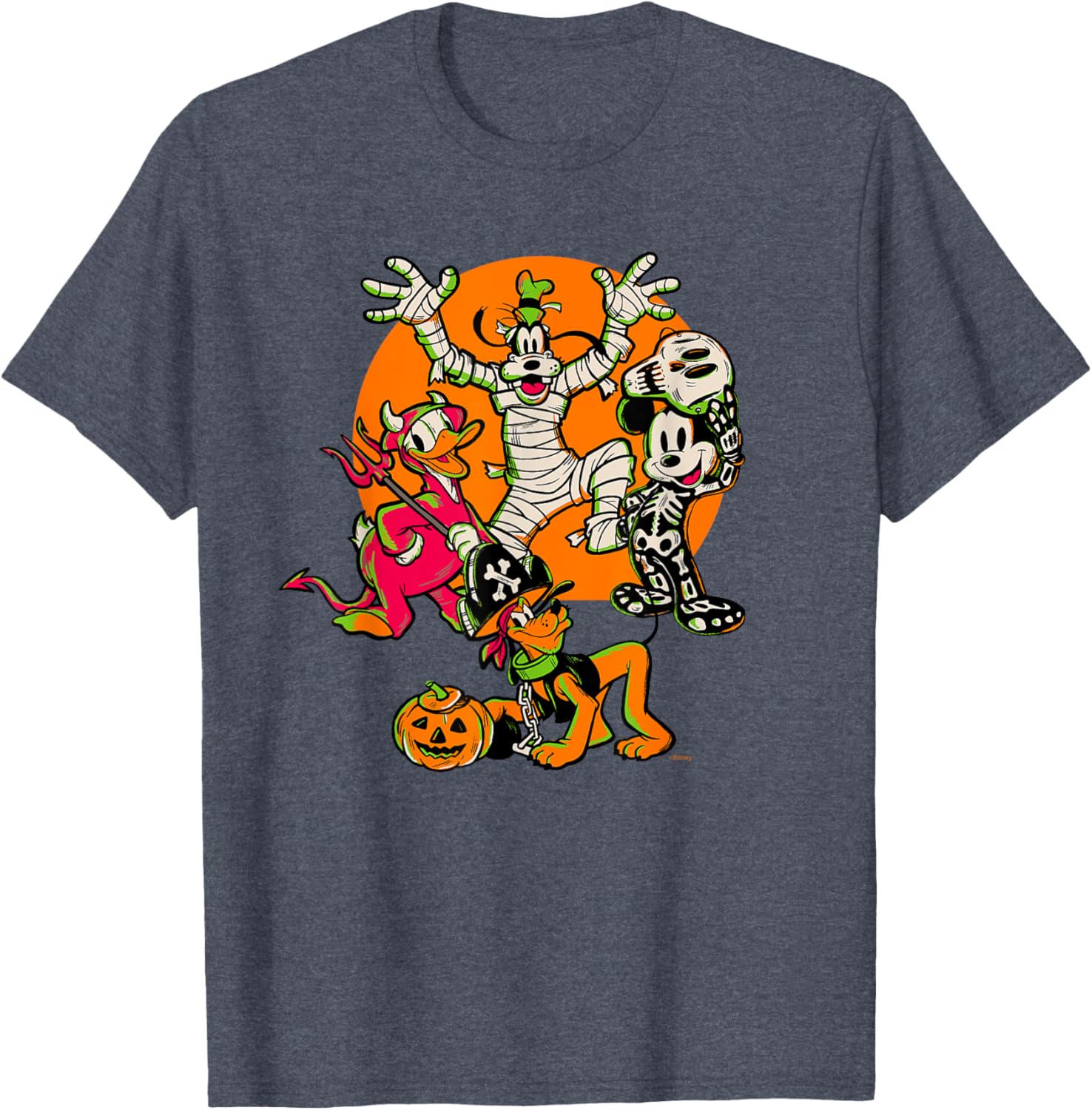Disney 100 Mickey, Donald, Goofy & Pluto Halloween Costume T-Shirt - 19