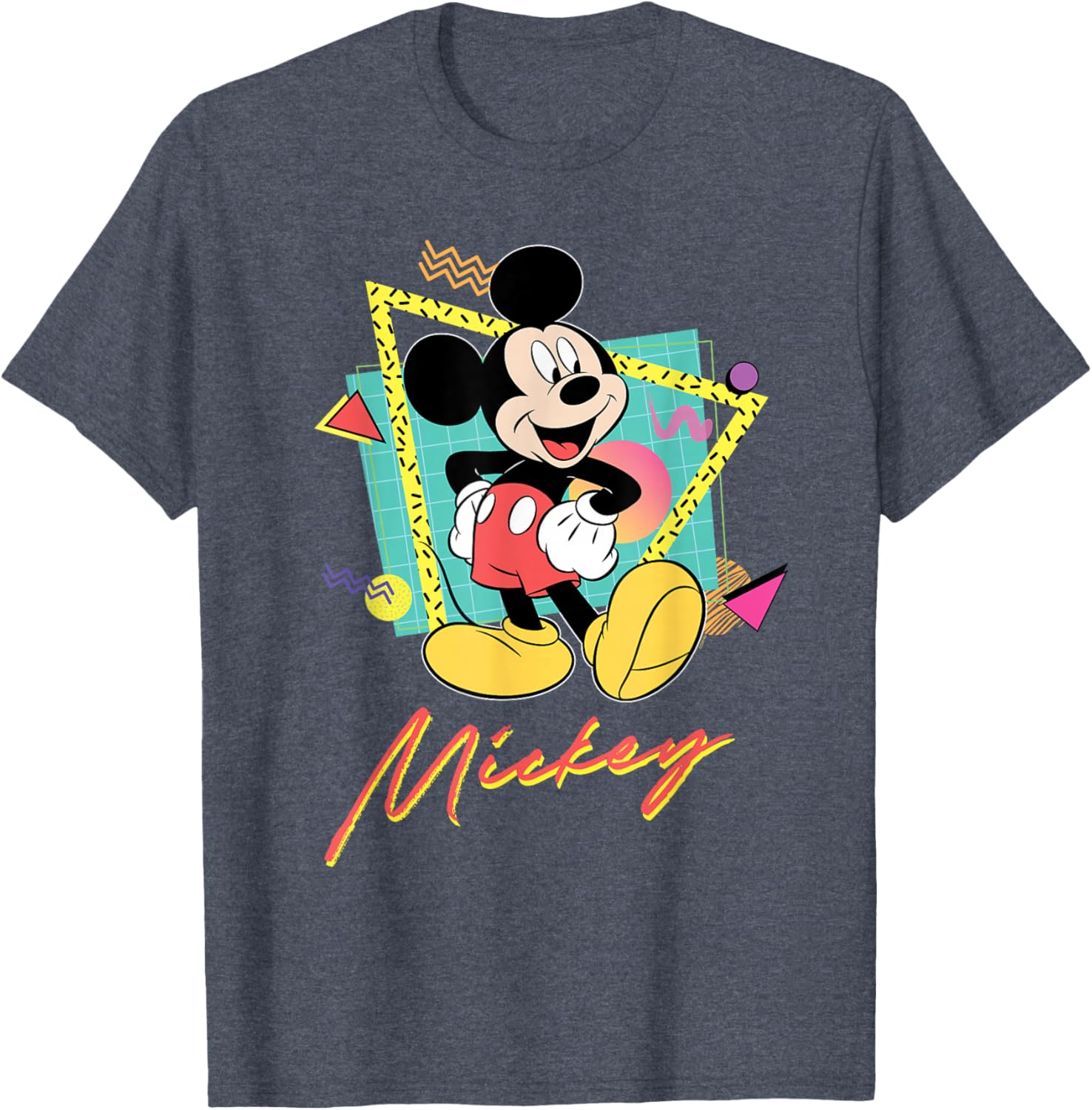 Disney Mickey Mouse Retro 90s Couples Matching Valentine's T-Shirt - 17