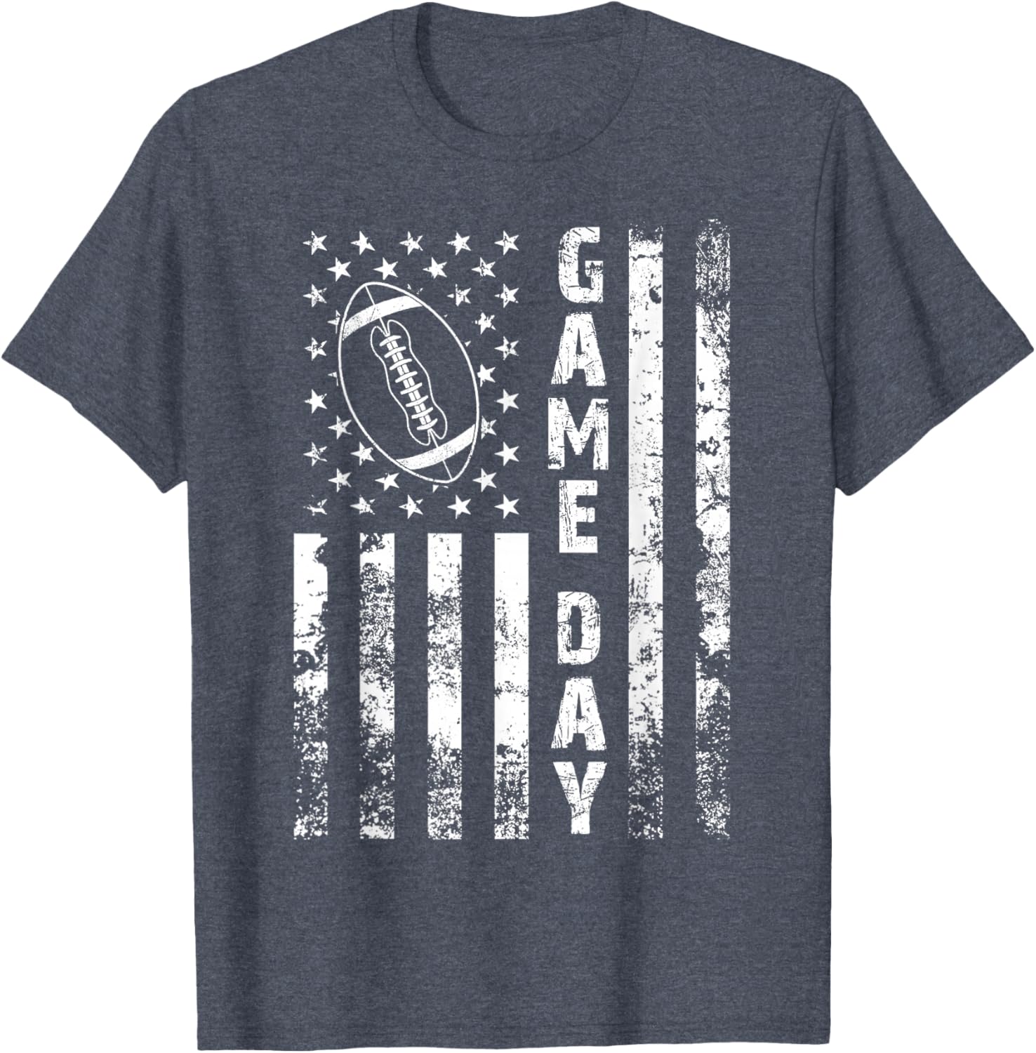 Game Day Flag American Football T-Shirt for Loving Moms and Dads - 19