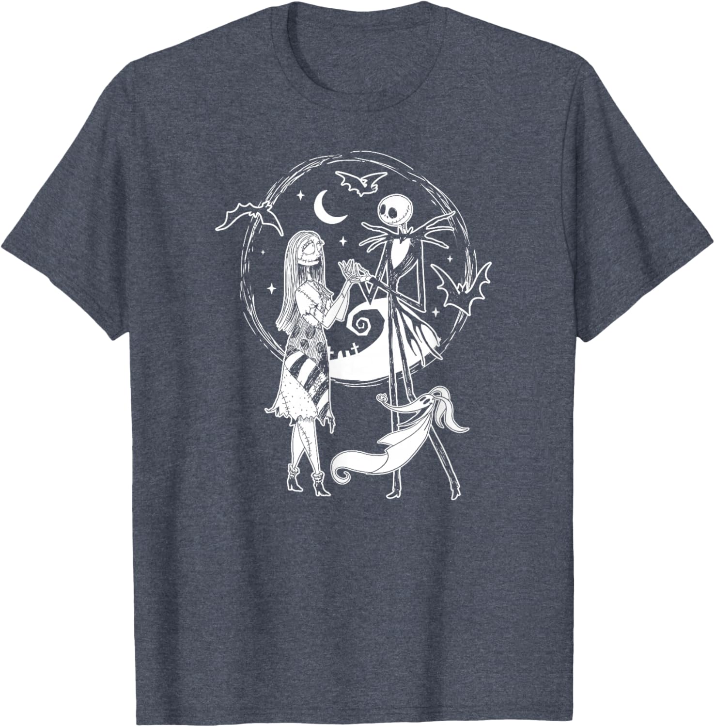 Jack Skellington Sally Zero T-Shirt for Nightmare Before Christmas Fans - 8