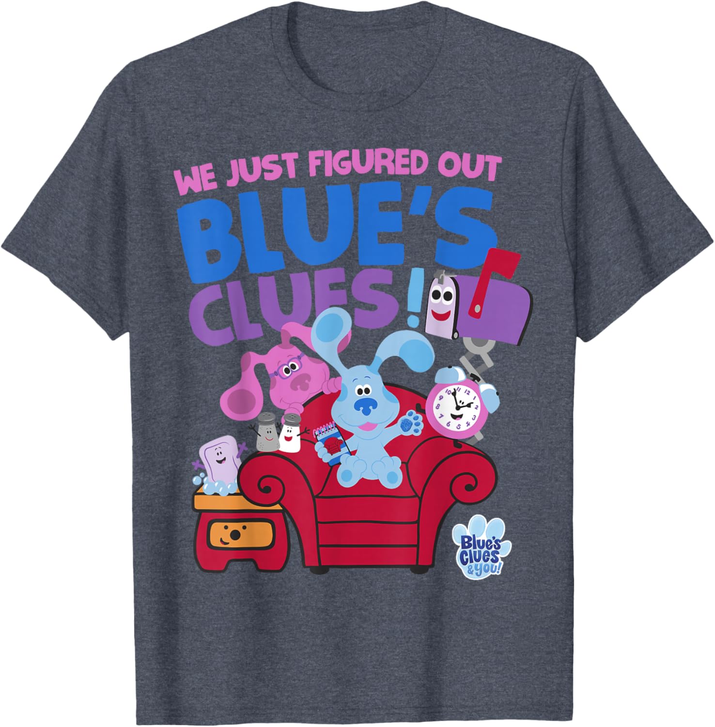 Blue's Clues & You Just Figured Out Group Shot T-Shirt for Kids - 1
