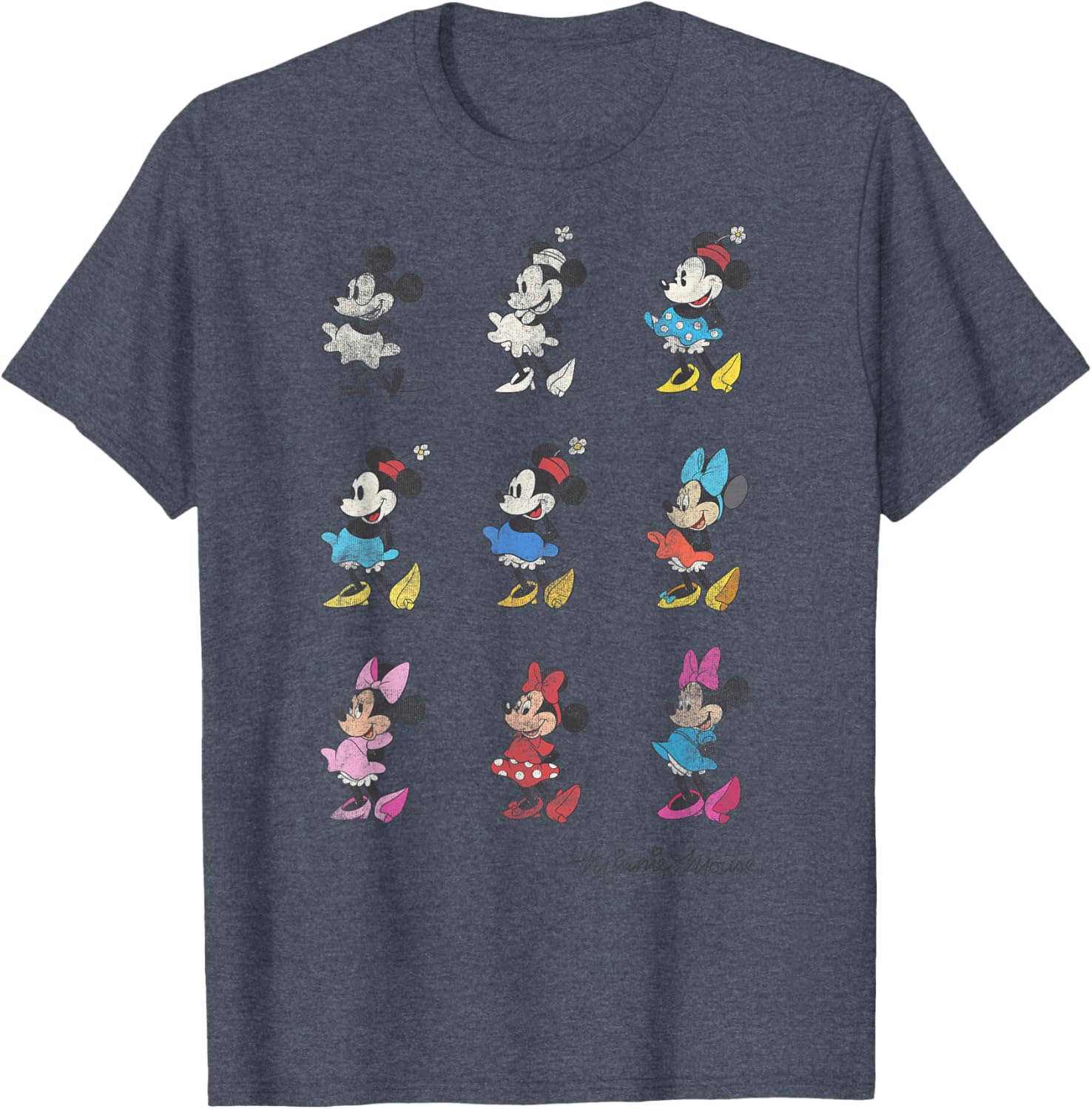 Disney Mickey And Friends Minnie Mouse Vintage T-Shirt for Kids - 4