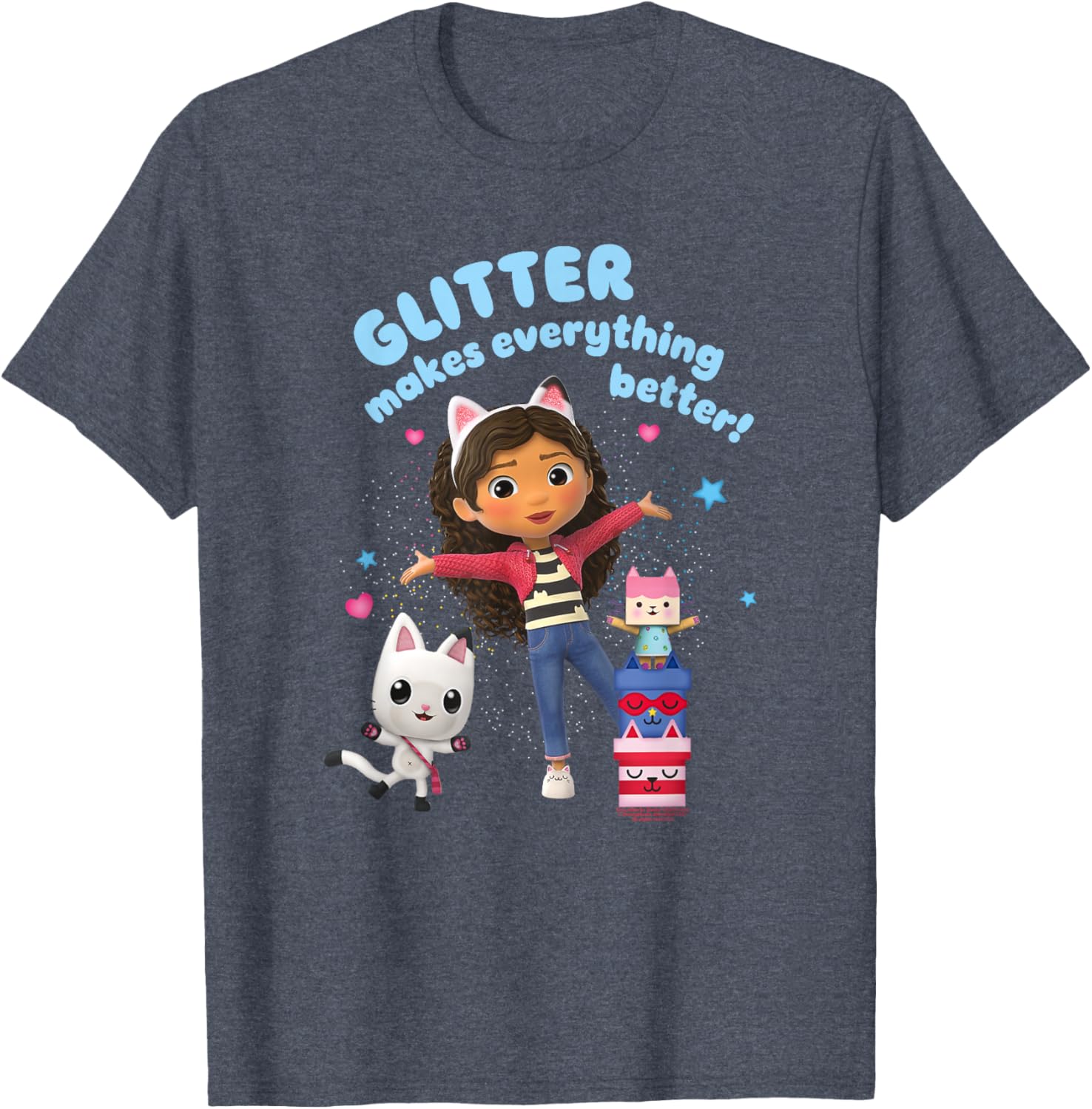 Gabby's Dollhouse Glitter Makes Everything Better T-Shirt for Kids - 9