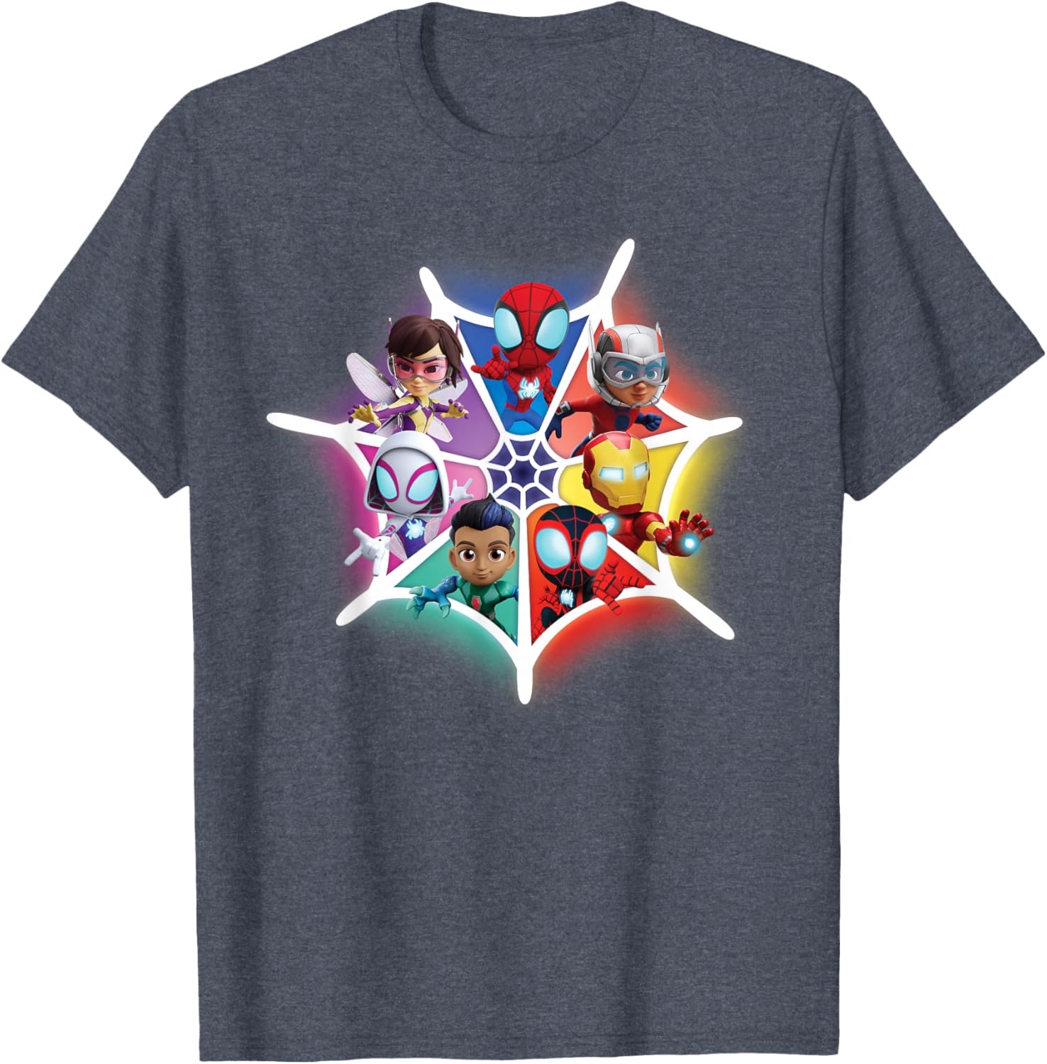 Marvel Spidey and Friends Avengers Team-Up T-Shirt for Kids and Adults - 3