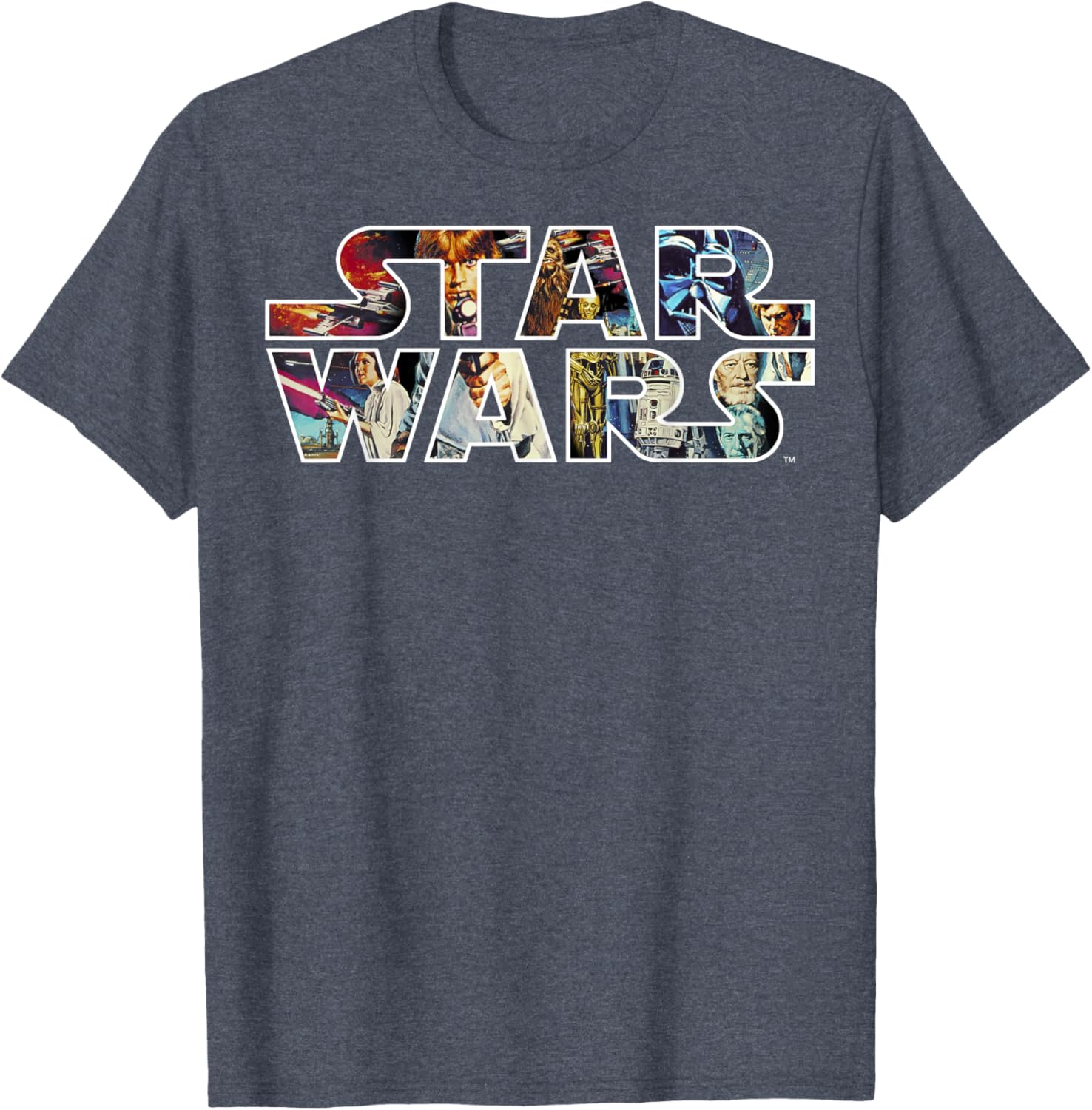 Star Wars Classic Movie Poster Logo Graphic T-Shirt for Fans of All Ages - 1