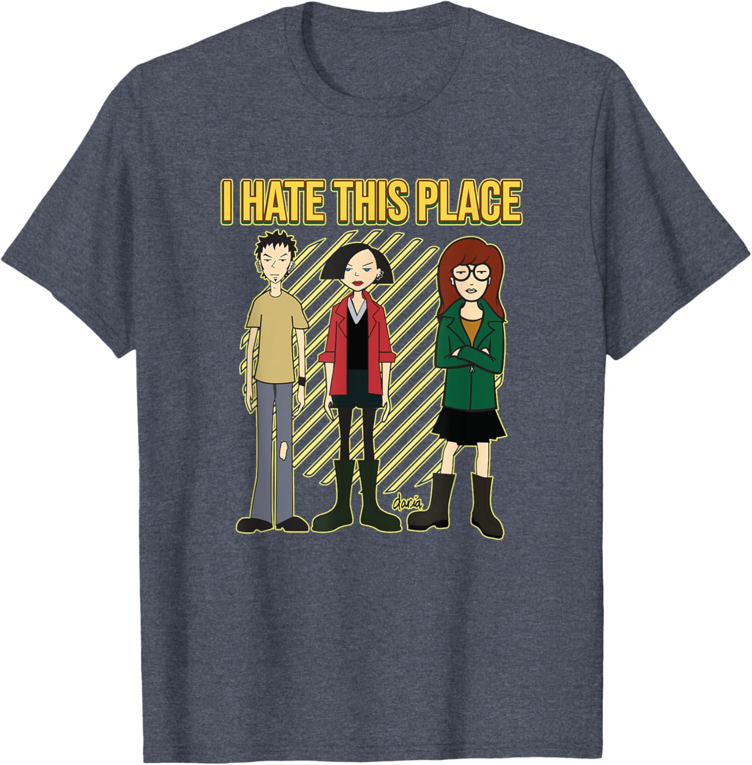Mademark x Daria I Hate This Place T-Shirt for Stylish Comfort - 18