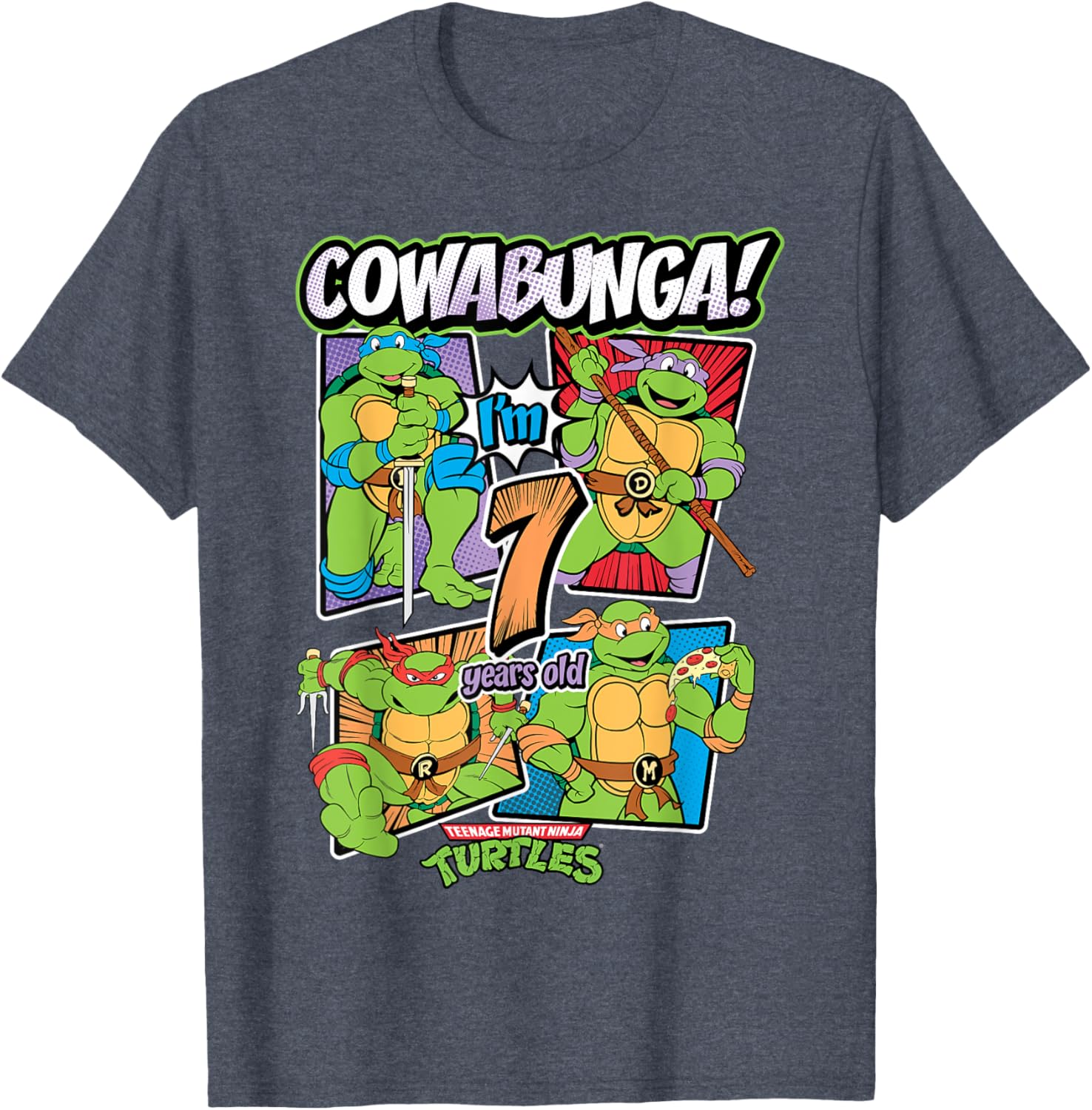 Mademark Teenage Mutant Ninja Turtles T-Shirt for Kids Age 7 Cute Design - 19