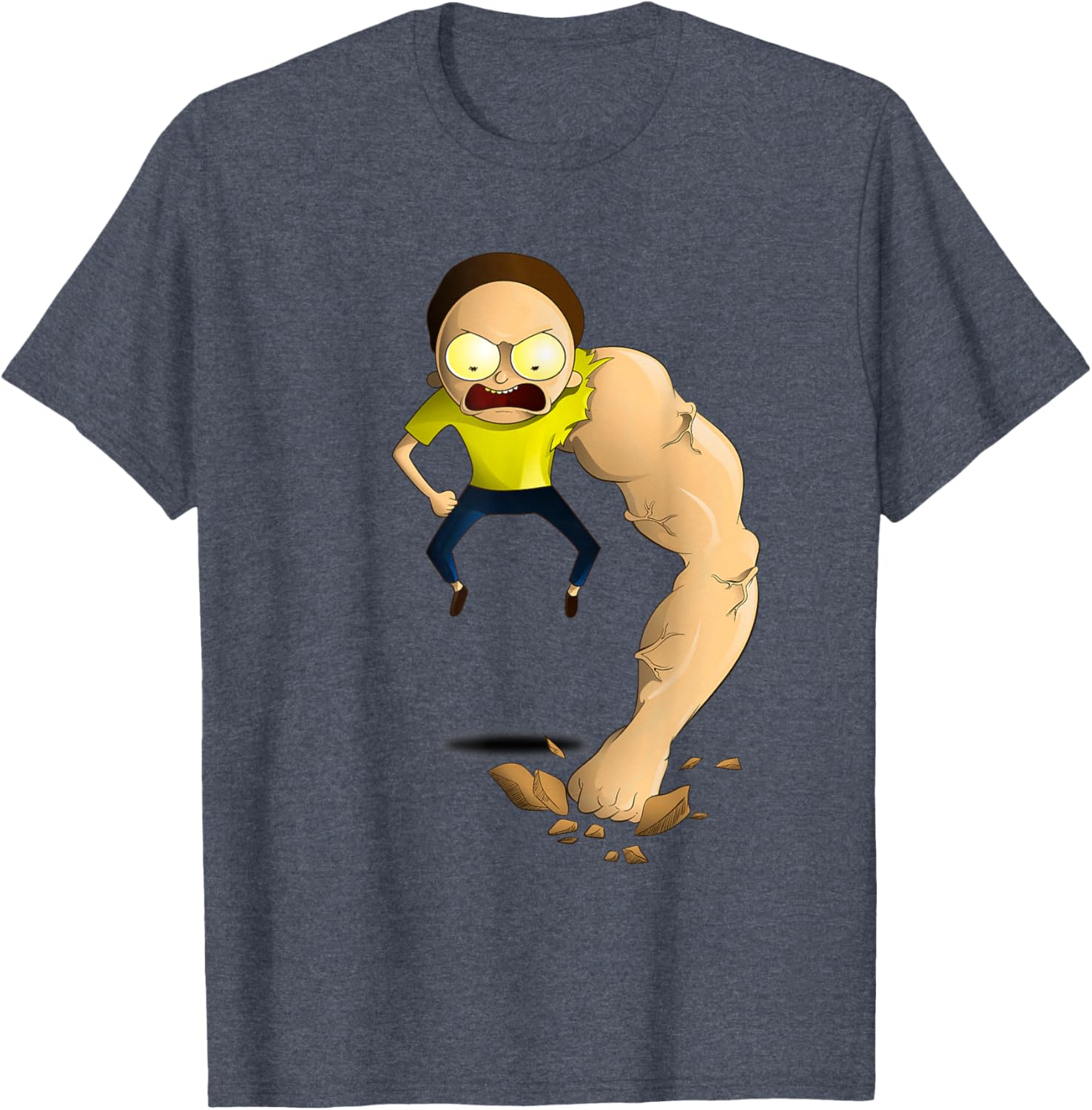 Rick and Morty Armothy Muscle T-Shirt Fun Graphic Tee for Fans - 2