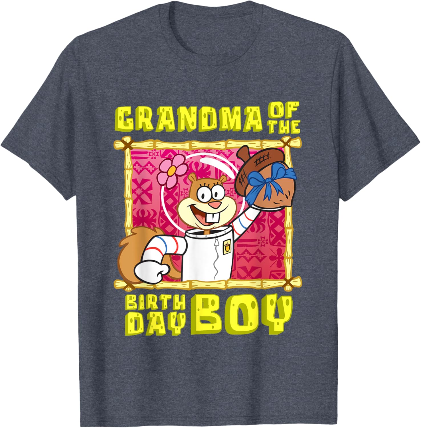 Mademark SpongeBob Sandy Grandma Birthday Boy T-Shirt Gift for Grandma - 18