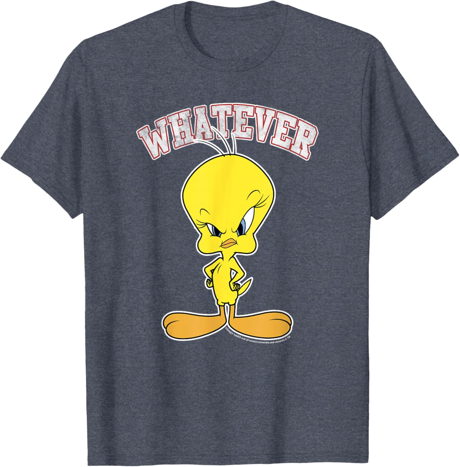 Looney Tunes Tweety Mad Face T-Shirt for Fun Casual Wear - 5
