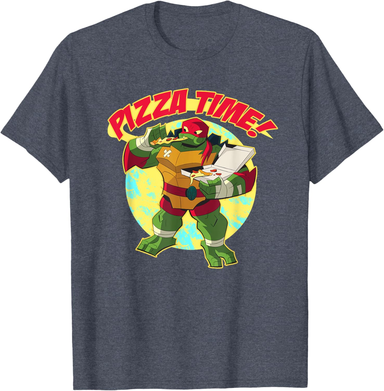 Mademark Teenage Mutant Ninja Turtles Raphael Pizza Time T-Shirt - 2