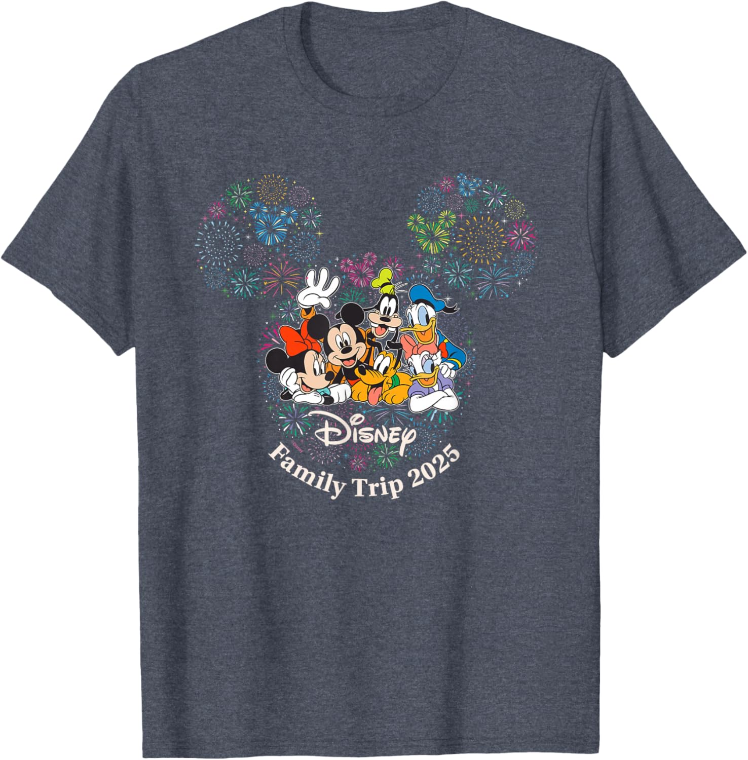 Disney Mickey & Friends Fireworks Vacation Family T-Shirt 2025 - 8