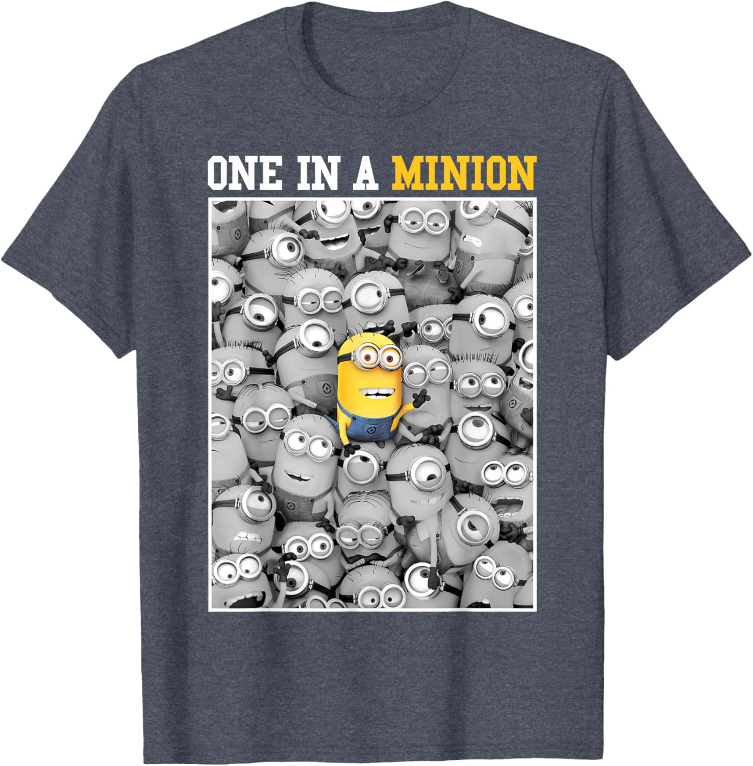 Despicable Me Minions One In A Minion Color Pop Portrait T-Shirt - 4