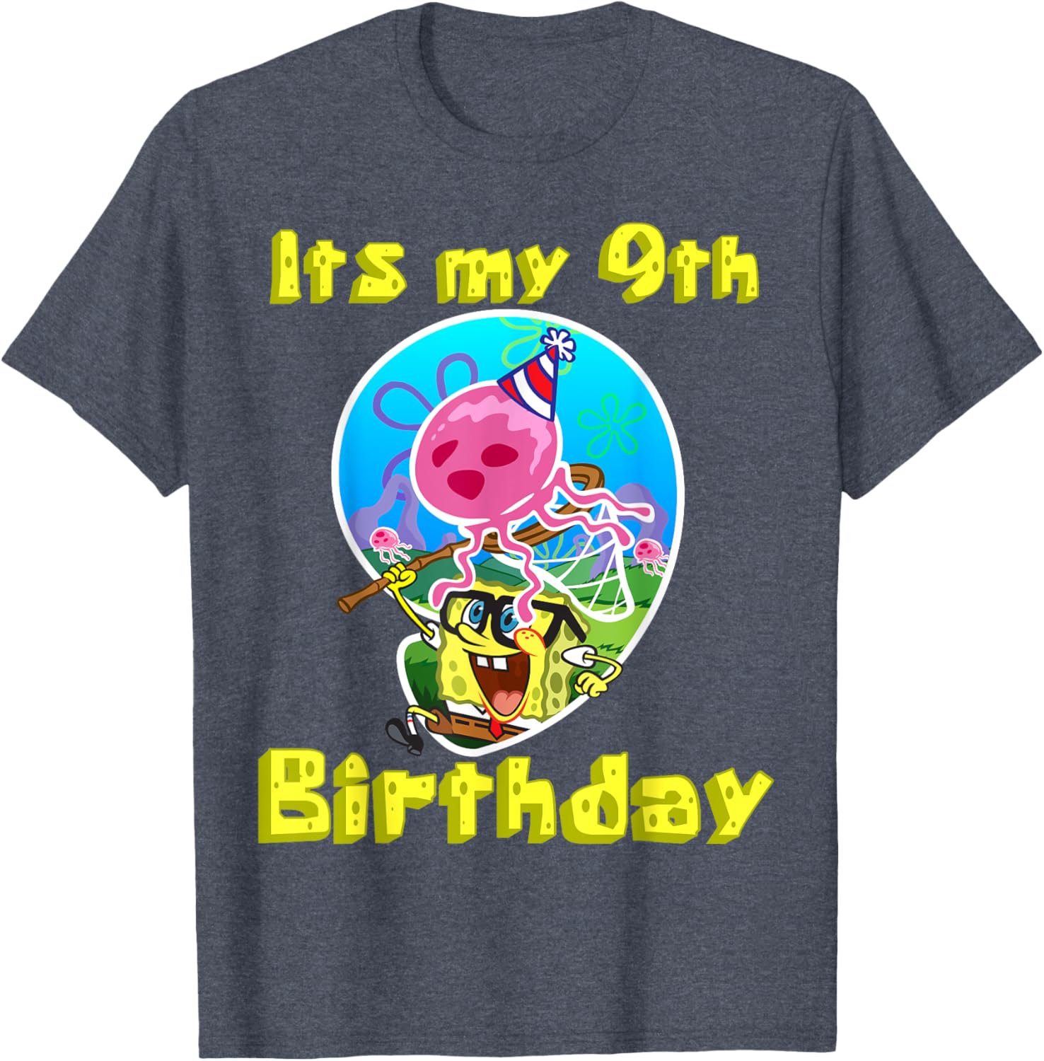Mademark x SpongeBob SquarePants 9th Birthday T-Shirt Gift for Kids - 6