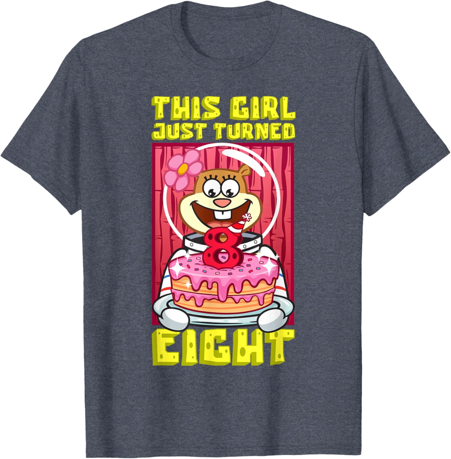 Mademark x SpongeBob SquarePants Sandy 8th Birthday Fun T-Shirt - 11
