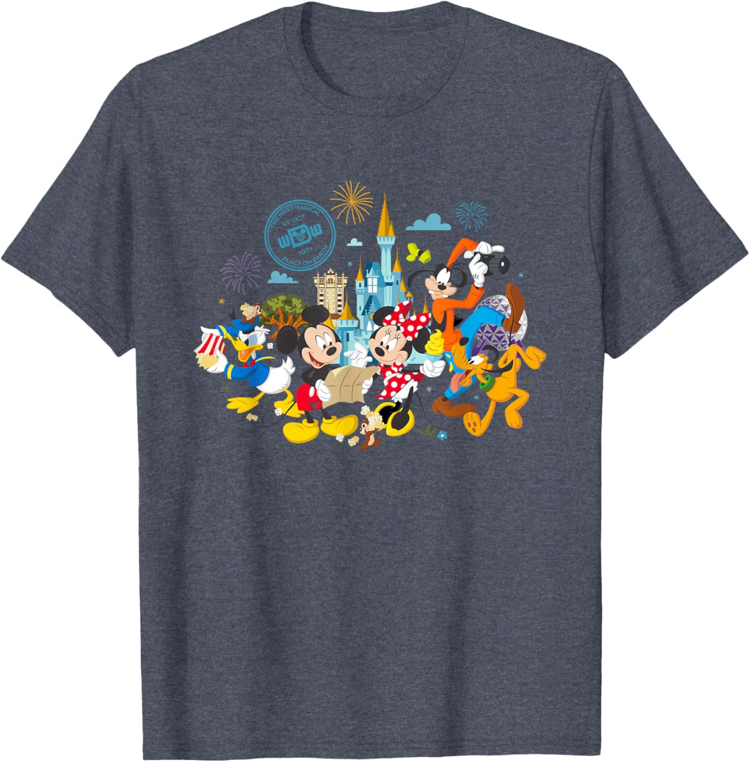 Celebrate Disney Magic with Mickey and Friends 50th Anniversary T-Shirt - 1